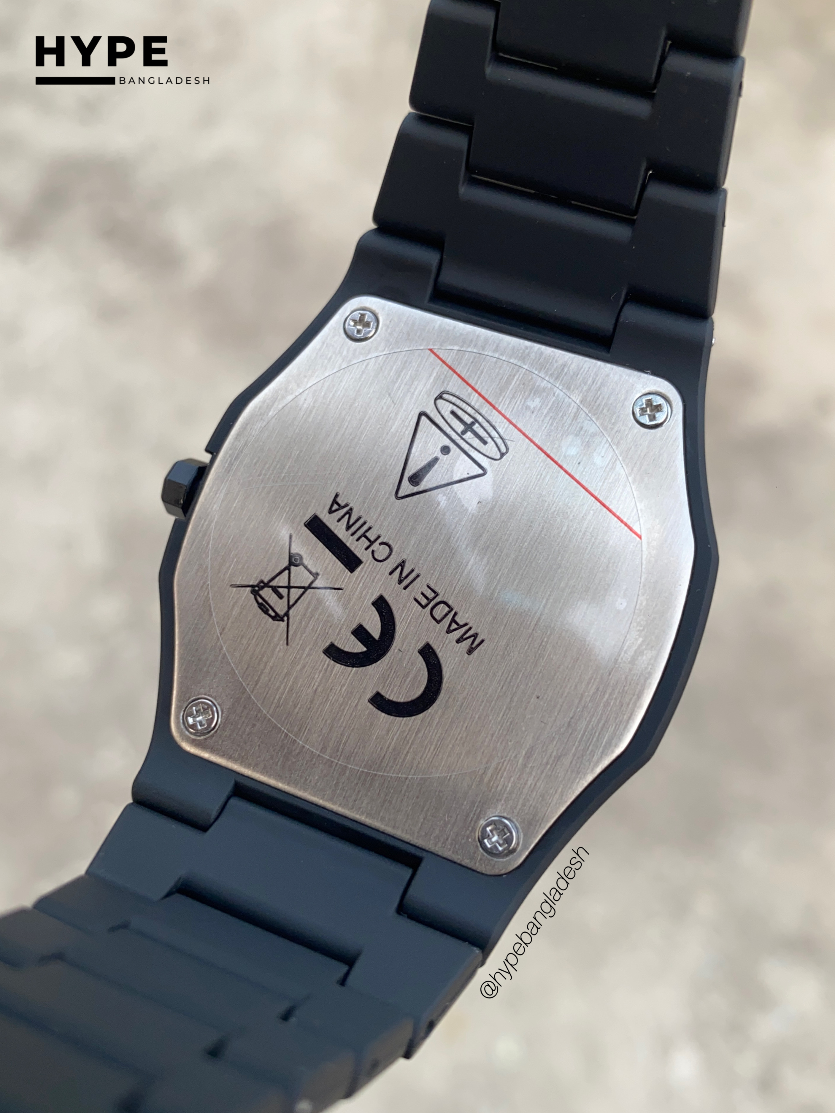 Arabic Dial Polycarbon Plastic Lightweight Watch (ALL BLACK)_img_5