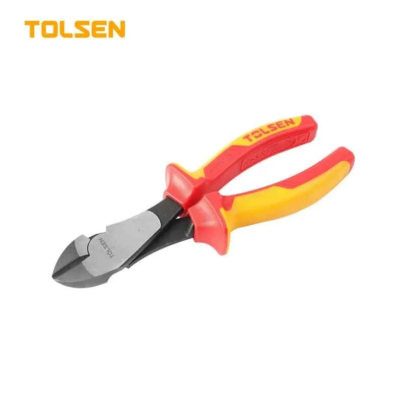 TOLSEN 7" VDE 1000V Insulated Diagonal Cutting Pliers Premium Series Model: V16037 | V38127