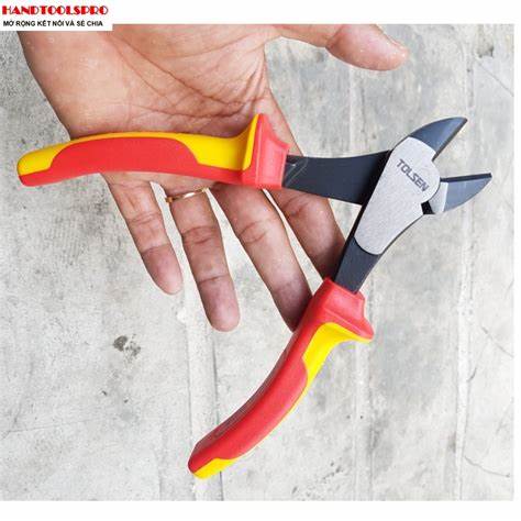 TOLSEN ( 6" | 7" ) VDE 1000V Insulated Diagonal Cutting Pliers Premium Series Model: V16036 | V16037_img_2
