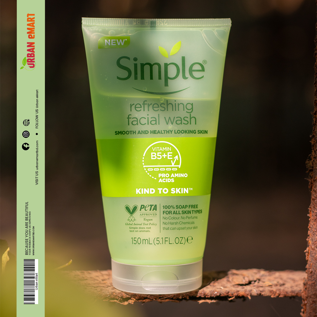 Simple Skin Refreshing Facial Wash Gel 150ml_img_1