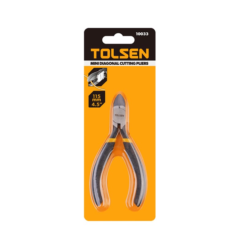 TOLSEN 4.5" Mini Diagonal cutting Pliers Model 10033_img_3