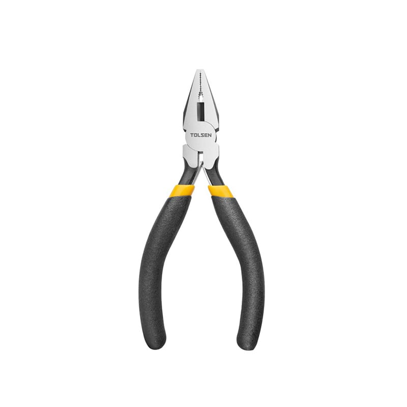 TOLSEN 4.5" Mini Combination Pliers Bi-Dipped Handle Model: 10030