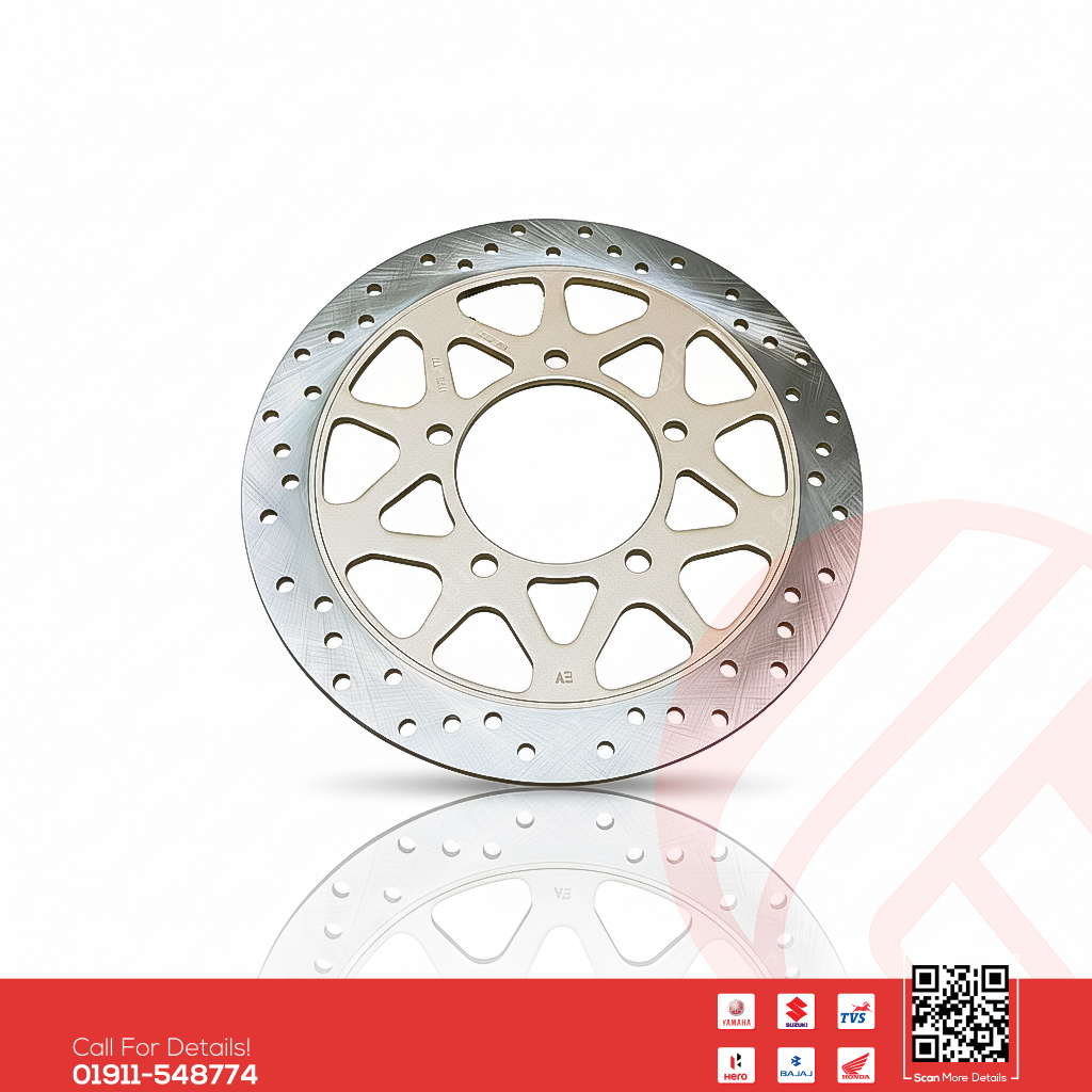 Break Disk Plate (Golden-Front) for Suzuki Gixxer , Gixxer SF (Old & New) bike._img_0