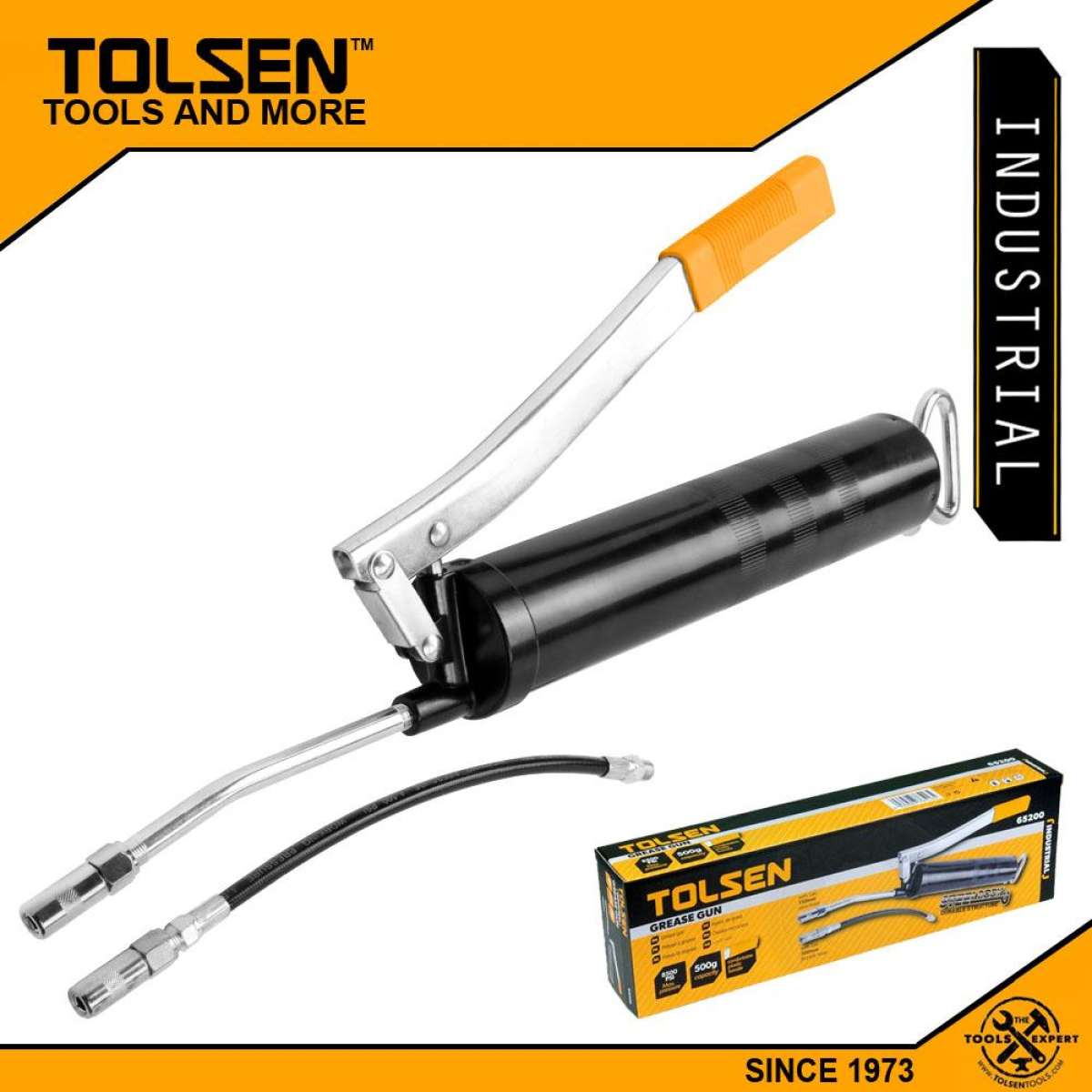 Tolsen (500g - 8500PSI) with Connector Hand Lever, Industrial Series Model:65200