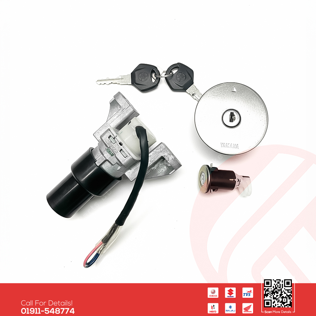 Lock set for Yamaha FZS V3 & FZS V3 Deluxe bike._img_0