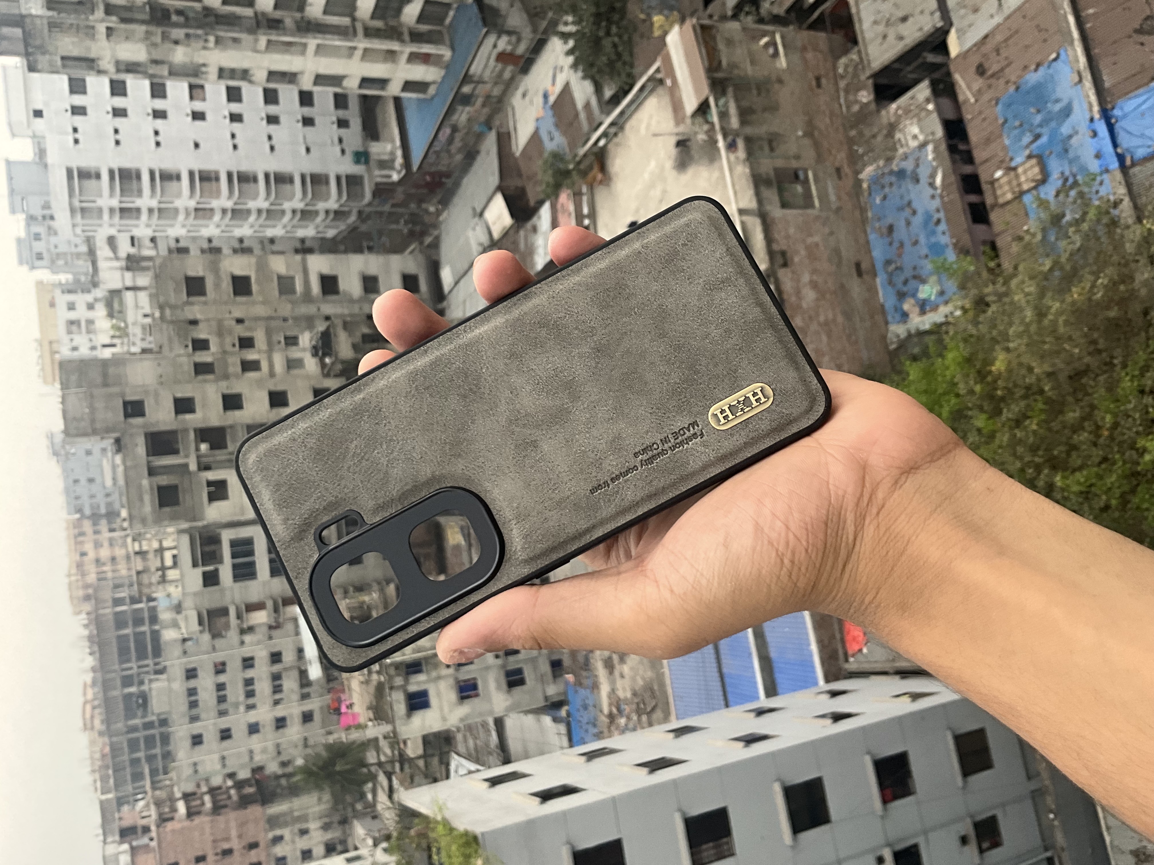 IQOO Neo10 antique leather case frosted protective cover_img_1