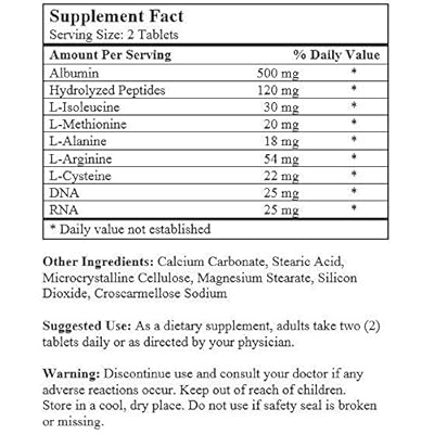 Super Albumin 100 Tablets - Made in USA_img_1