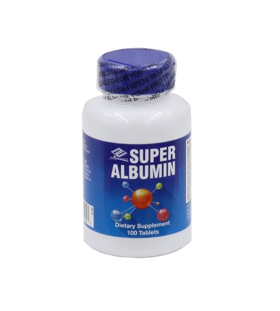 Super Albumin 100 Tablets - Made in USA