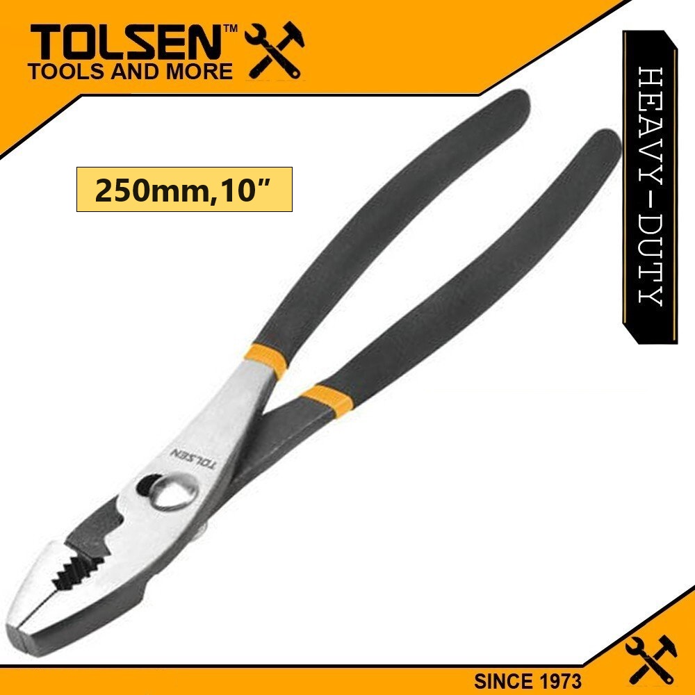 TOLSEN Slip Joint Pliers (6" | 8" | 10") Industrial Grade, Dipped Handle, Model: 10311 | 10313 | 10314_img_3