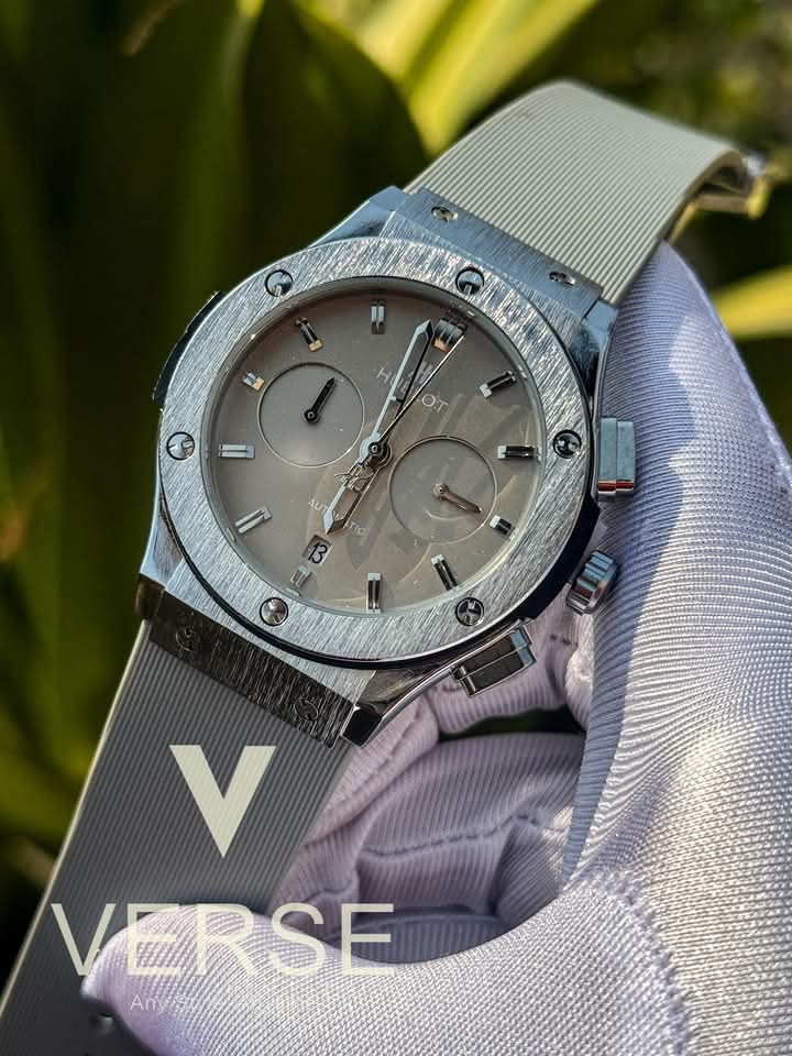 Hublot classic fusion silicon grey