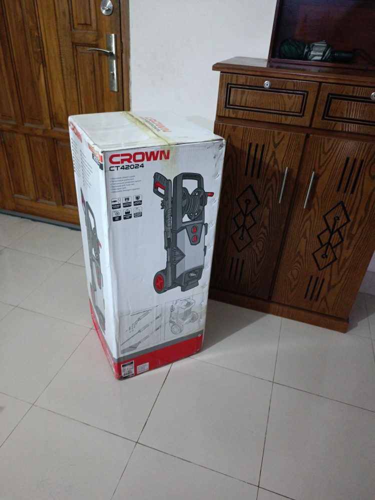 CROWN CT42024,2000W 150bar High Pressure Washer Car Washer Bike Washer Cleaner, 6.7L/min  Model: CT42024_img_1