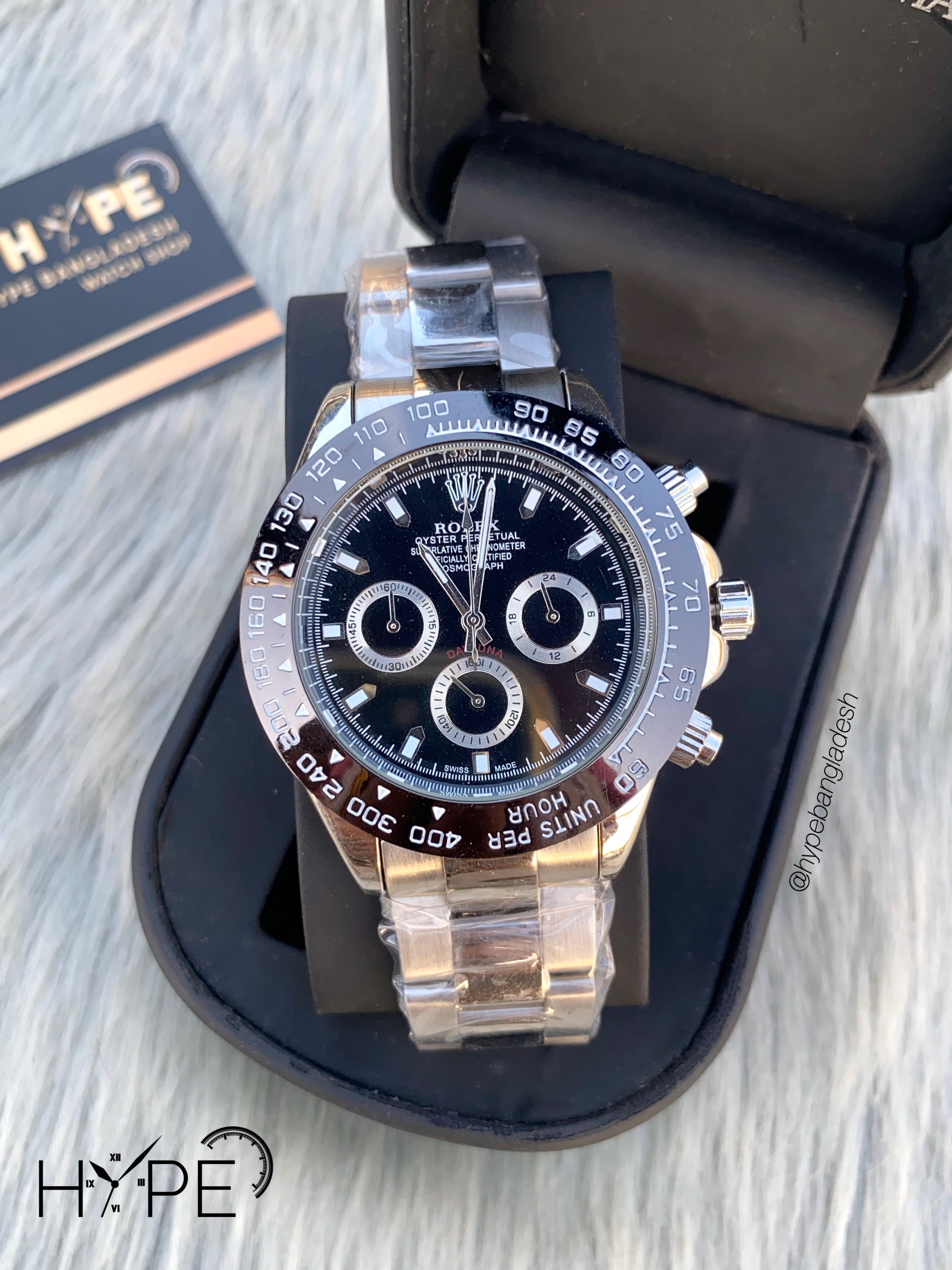 R0LEX Daytona chronograph (Black Dial)_img_0