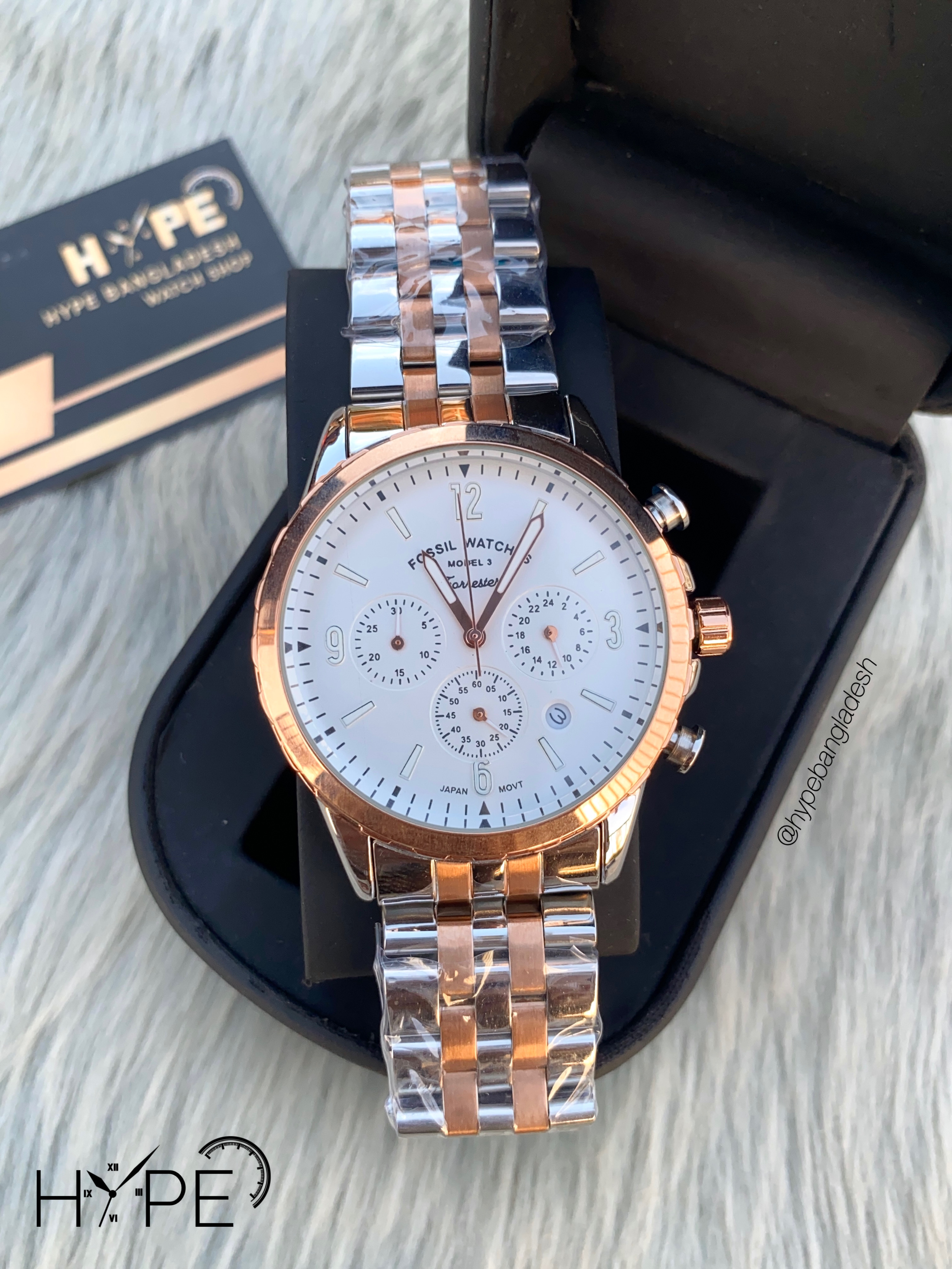 F0SSIL Chronograph (Silver-Rosegold)_img_0