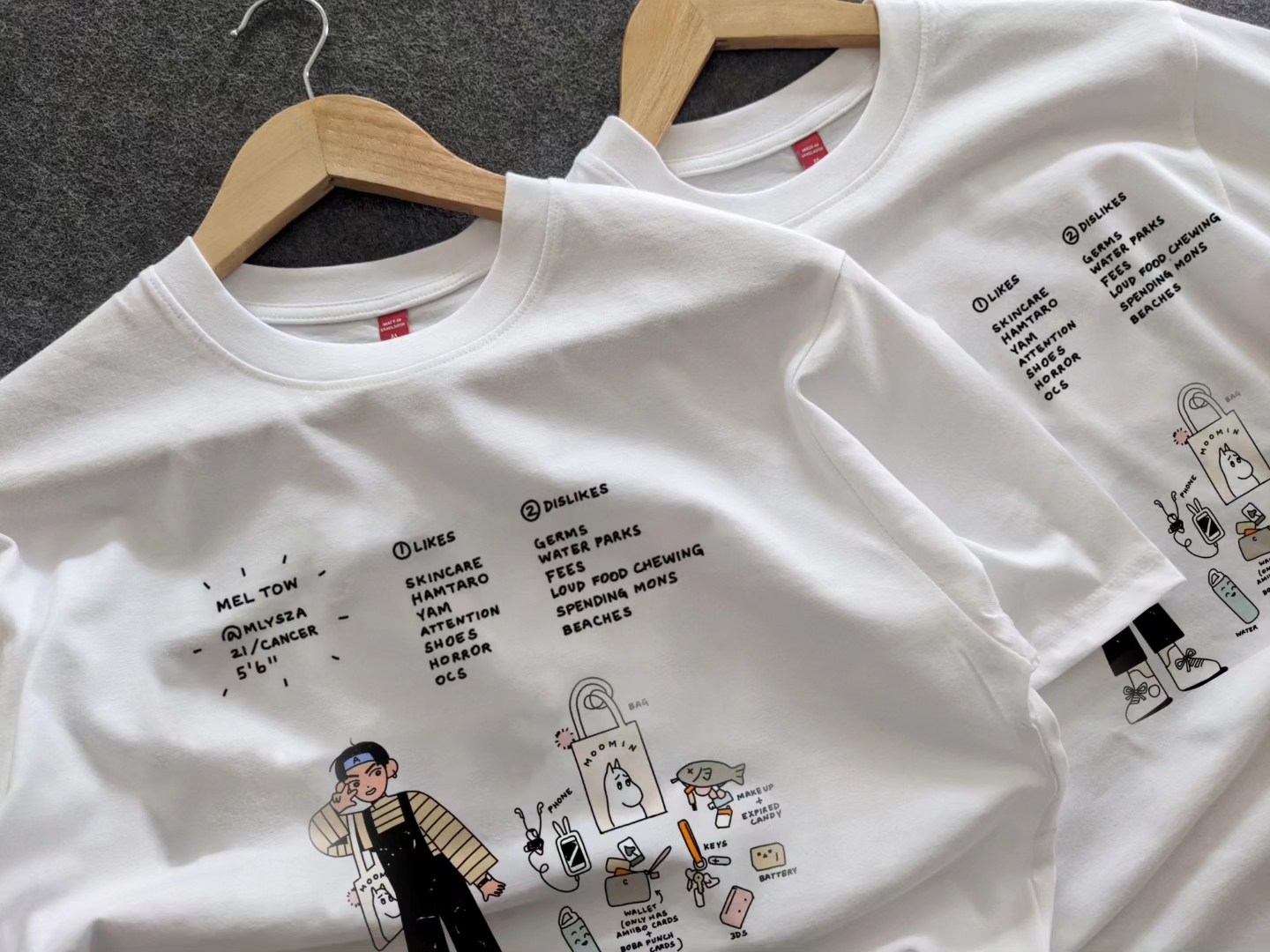 Mel-Tow white oversized t-shirt