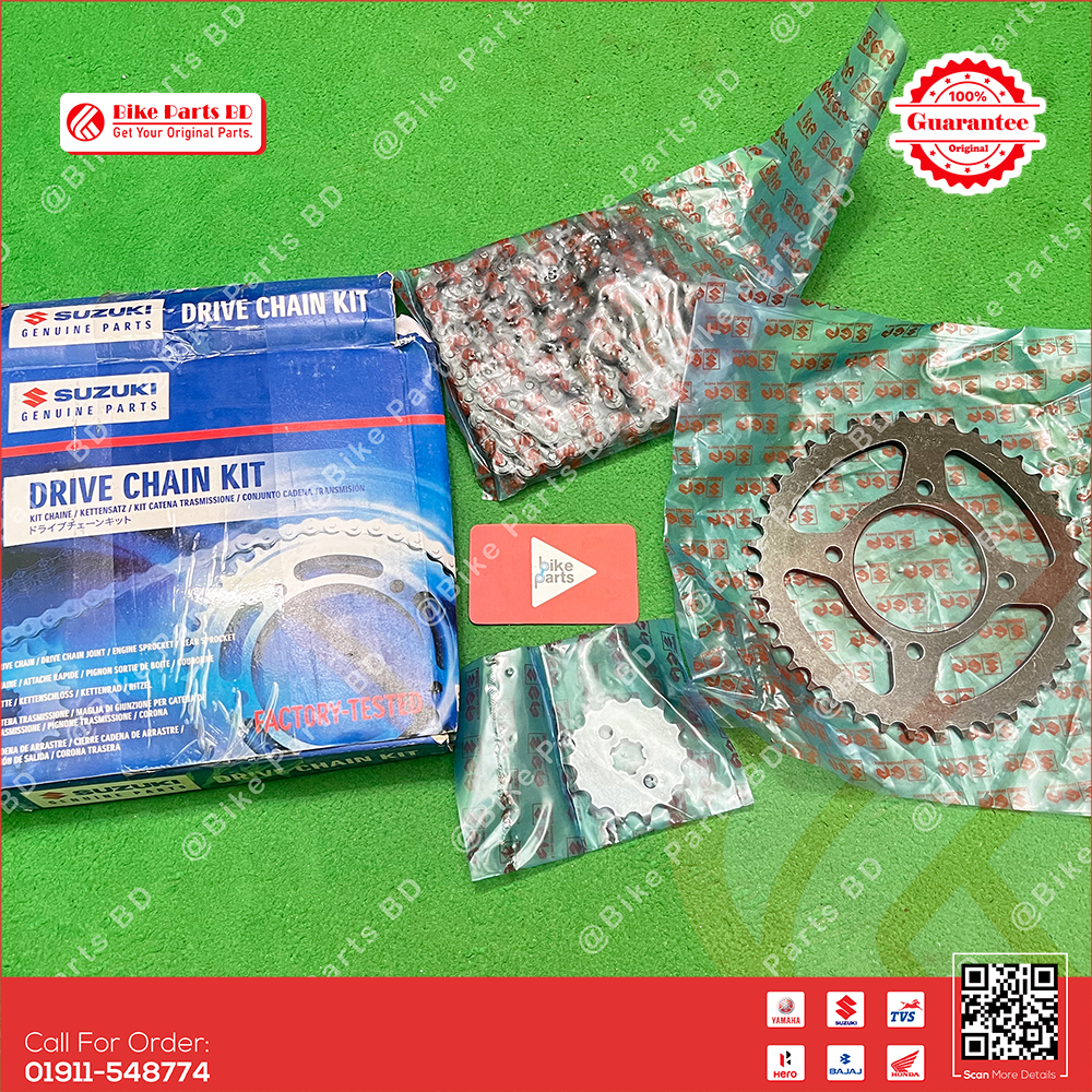 Chain Sprocket set Suzuki Hayate bike._img_0