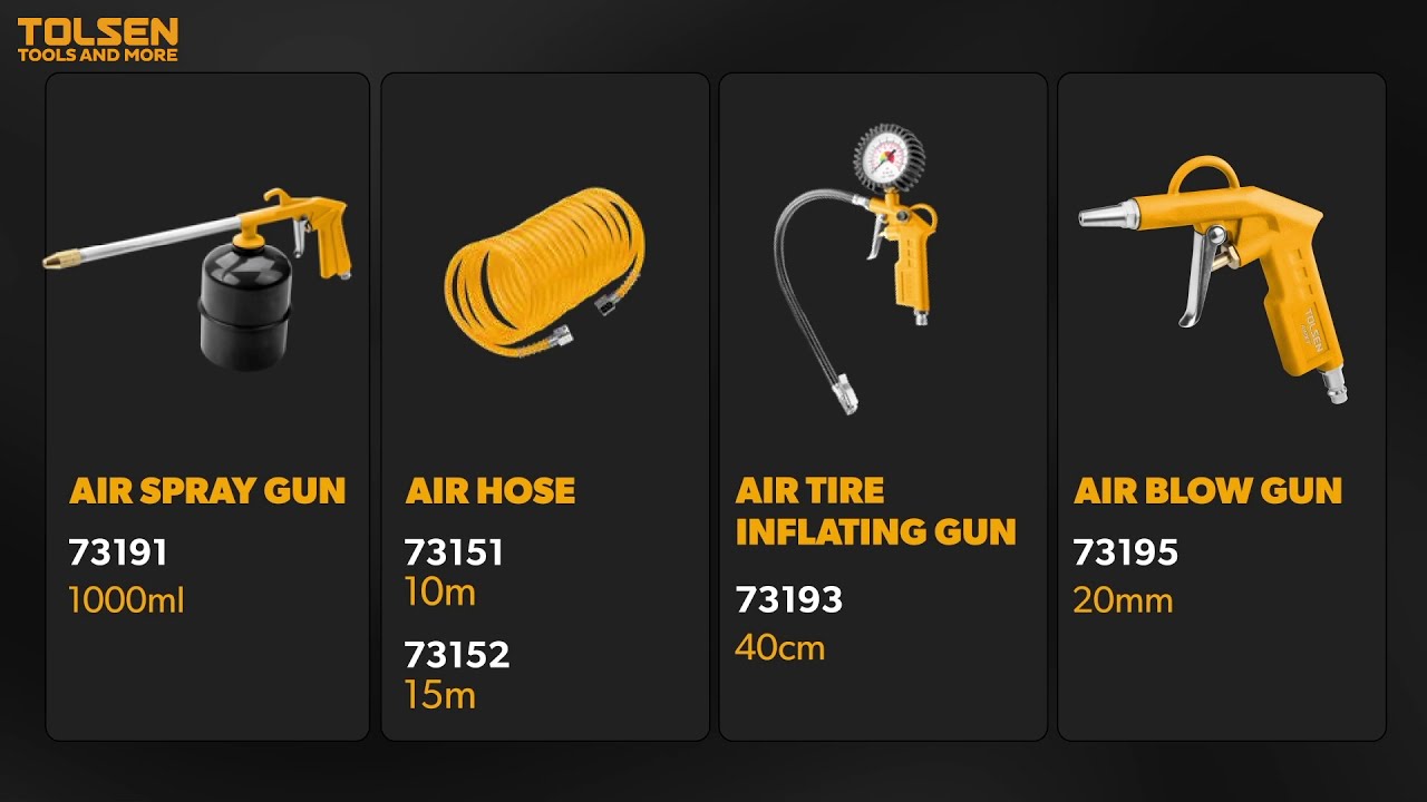 TOLSEN 73191 Air Washing Gun Capacity 1000ml Nozzle 215mm Model: 73191_img_2