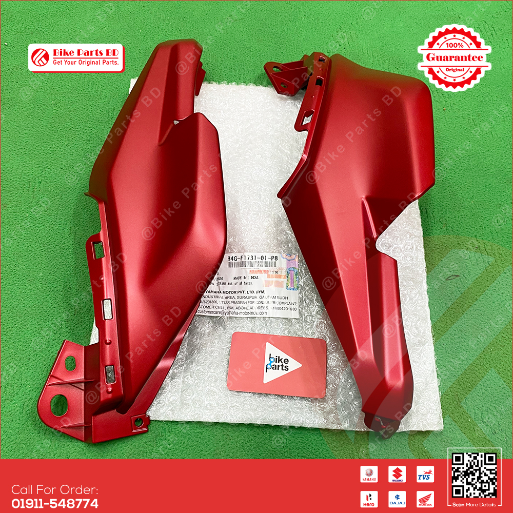 Back Panel for Yamaha FZS V3 (Mat Red) bike._img_0