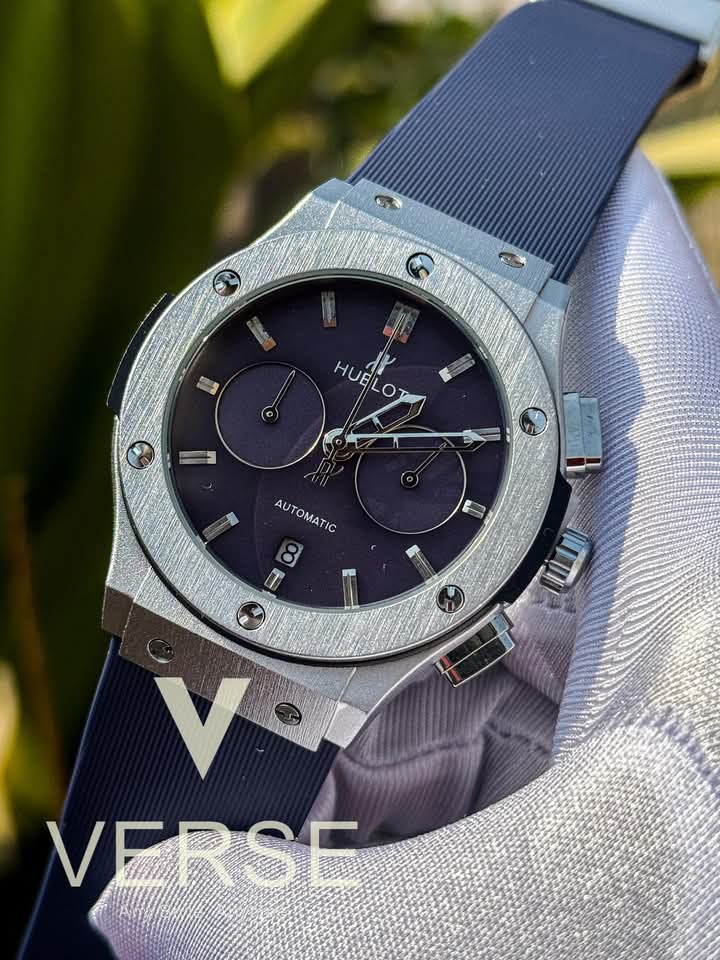 Hublot classic fusion silicon blue