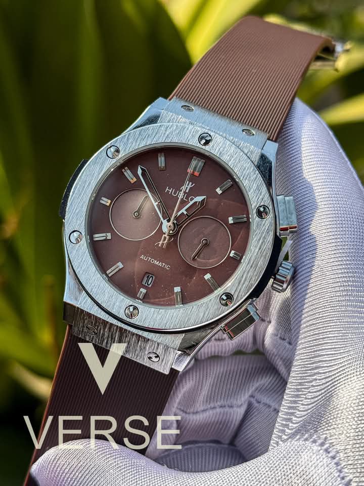 Hublot classic fusion silicon brown