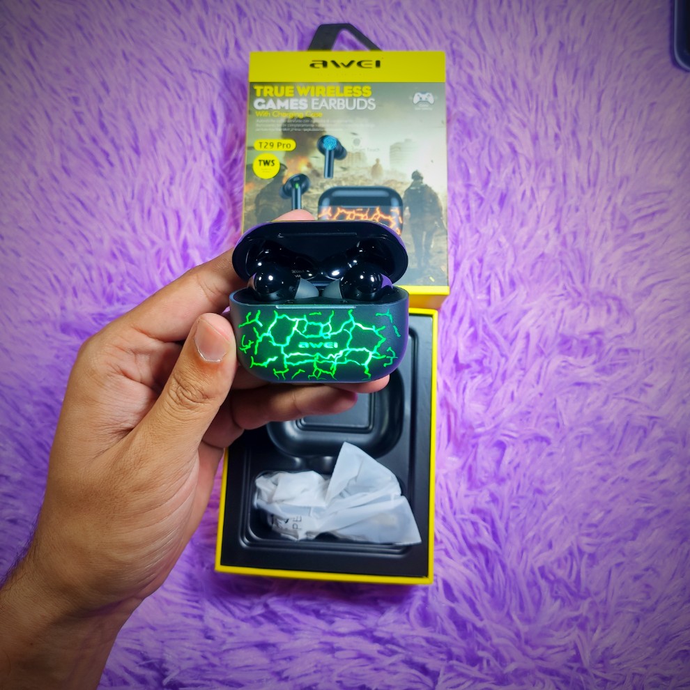 Awei T29 pro 7 Colours RGB TWS 🎧 !_img_4