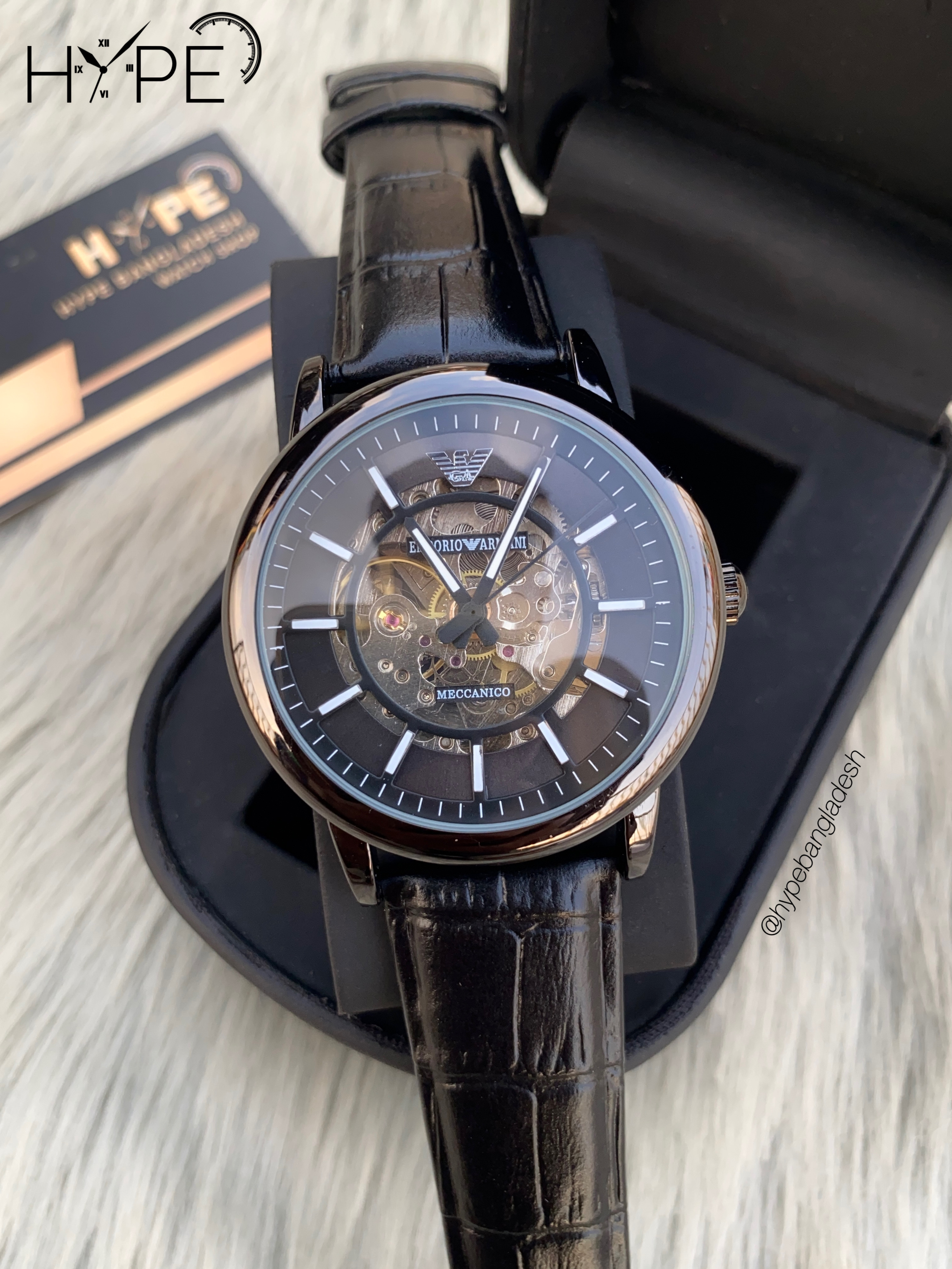 Armani leather belt automatic_img_0