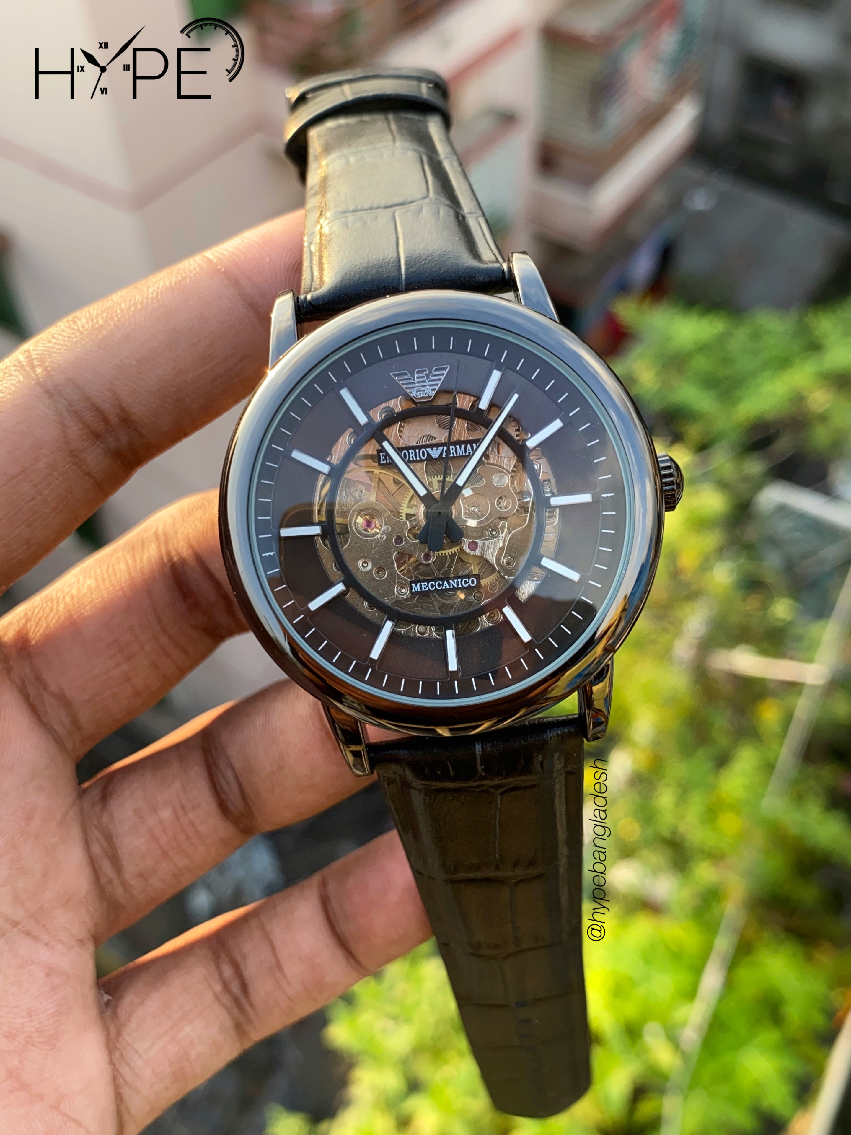 Armani leather belt automatic_img_1