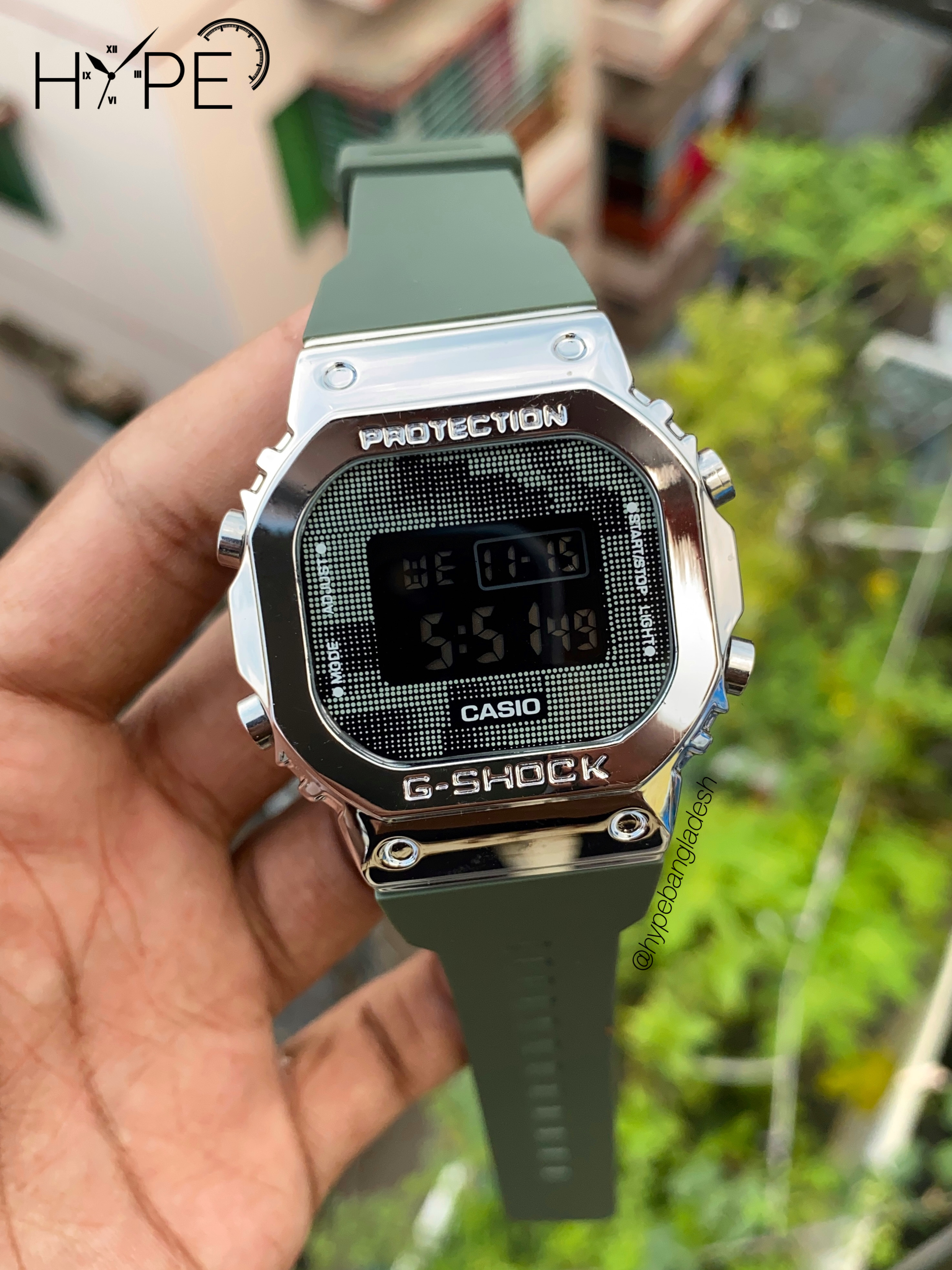 G-Shock digital square dial (Green)_img_0
