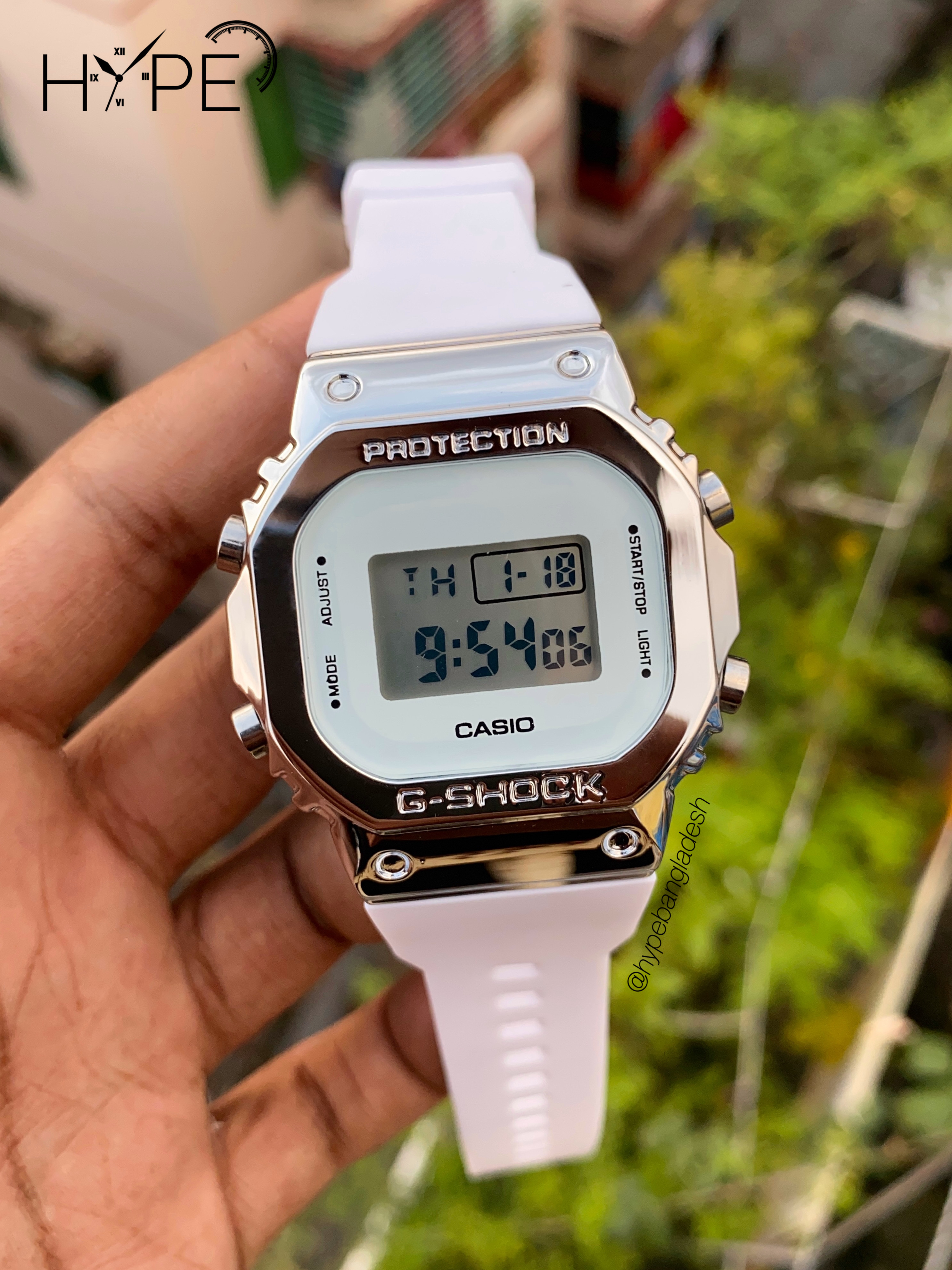 G-Shock digital square dial (White)_img_0