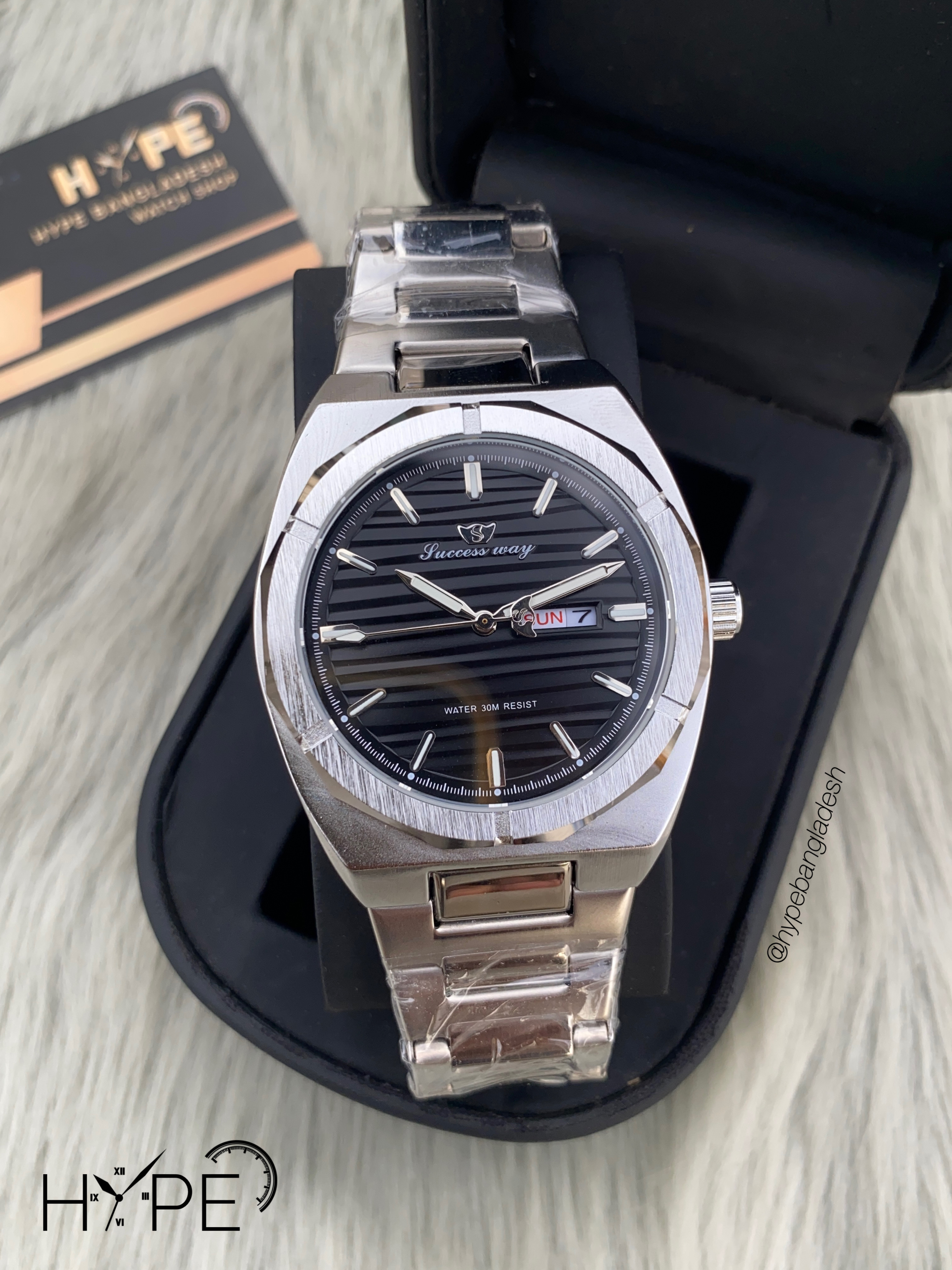 Success Way DayDate Quartz (Black Dial)_img_0