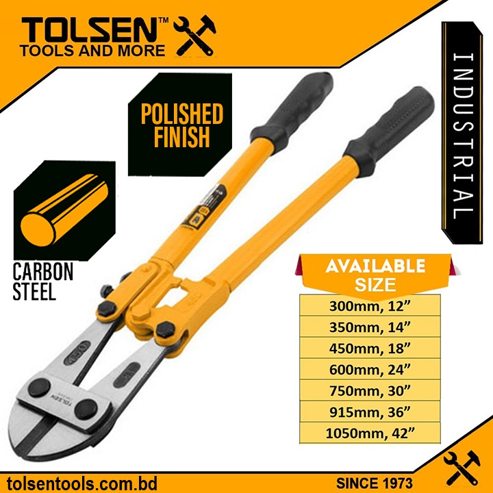 TOLSEN Bolt Cutter Heavy Duty ( 12" | 14" | 18" | 24"| 30" | 36" | 42" ) Rubber Grips_img_0
