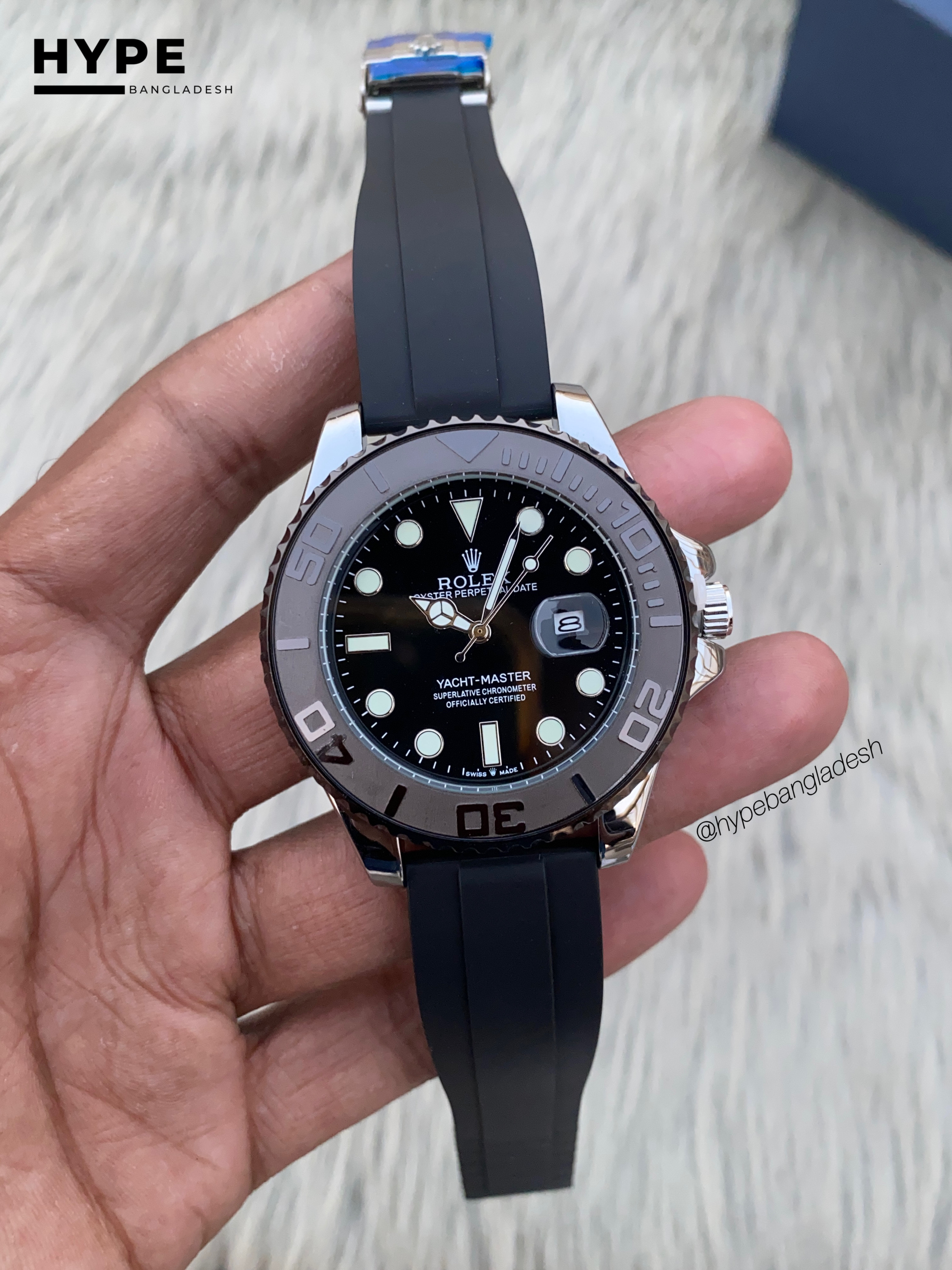 R0LEX Yacht Master in silicone strap._img_2