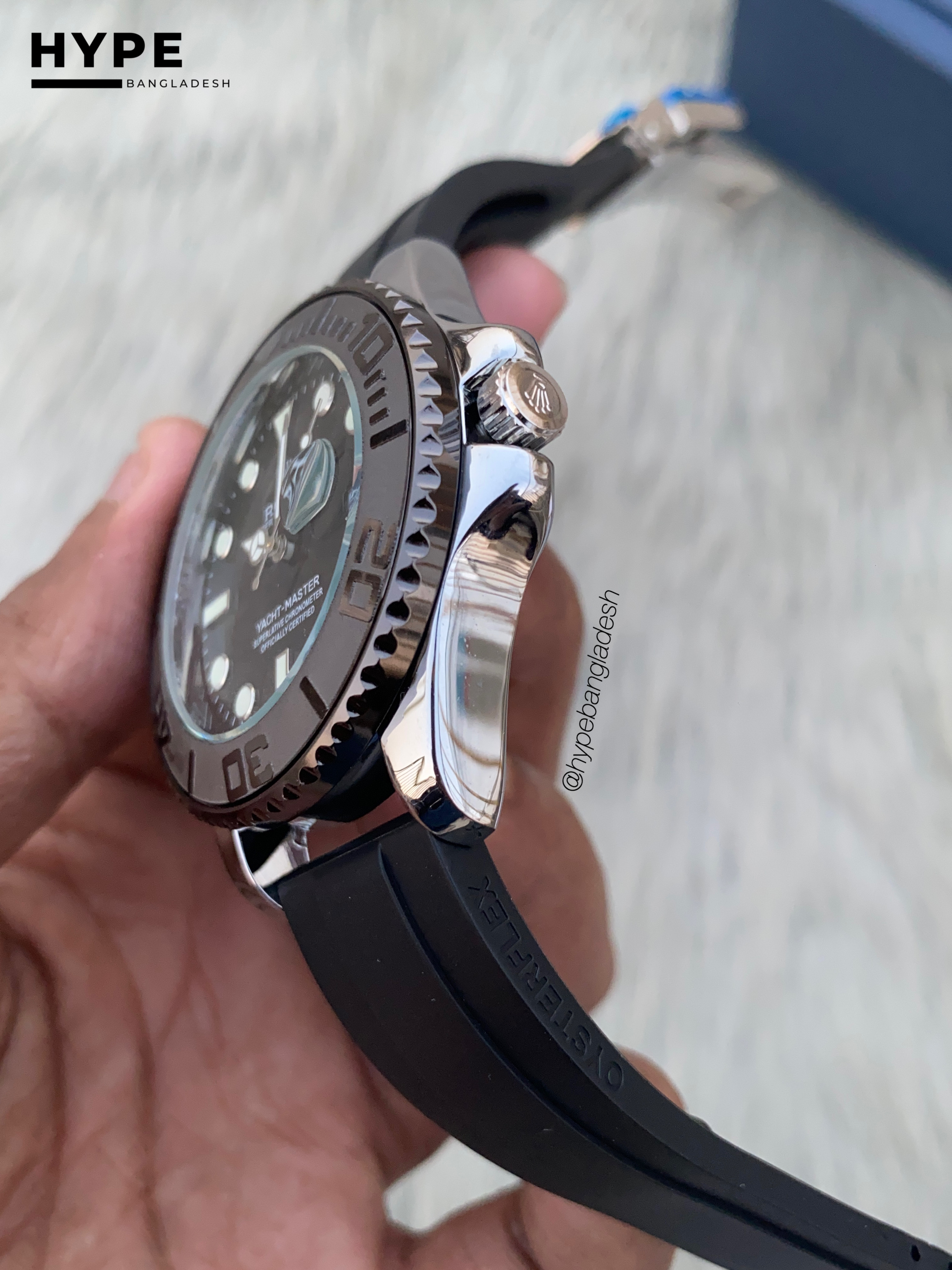 R0LEX Yacht Master in silicone strap._img_3