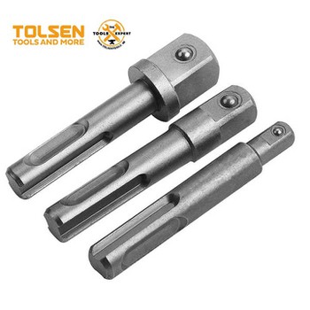 Tolsen 3Pcs SDS-PLUS Adaptor Set 10mm (1/4 , 3/8 , 1/2) Model: 77865_img_2