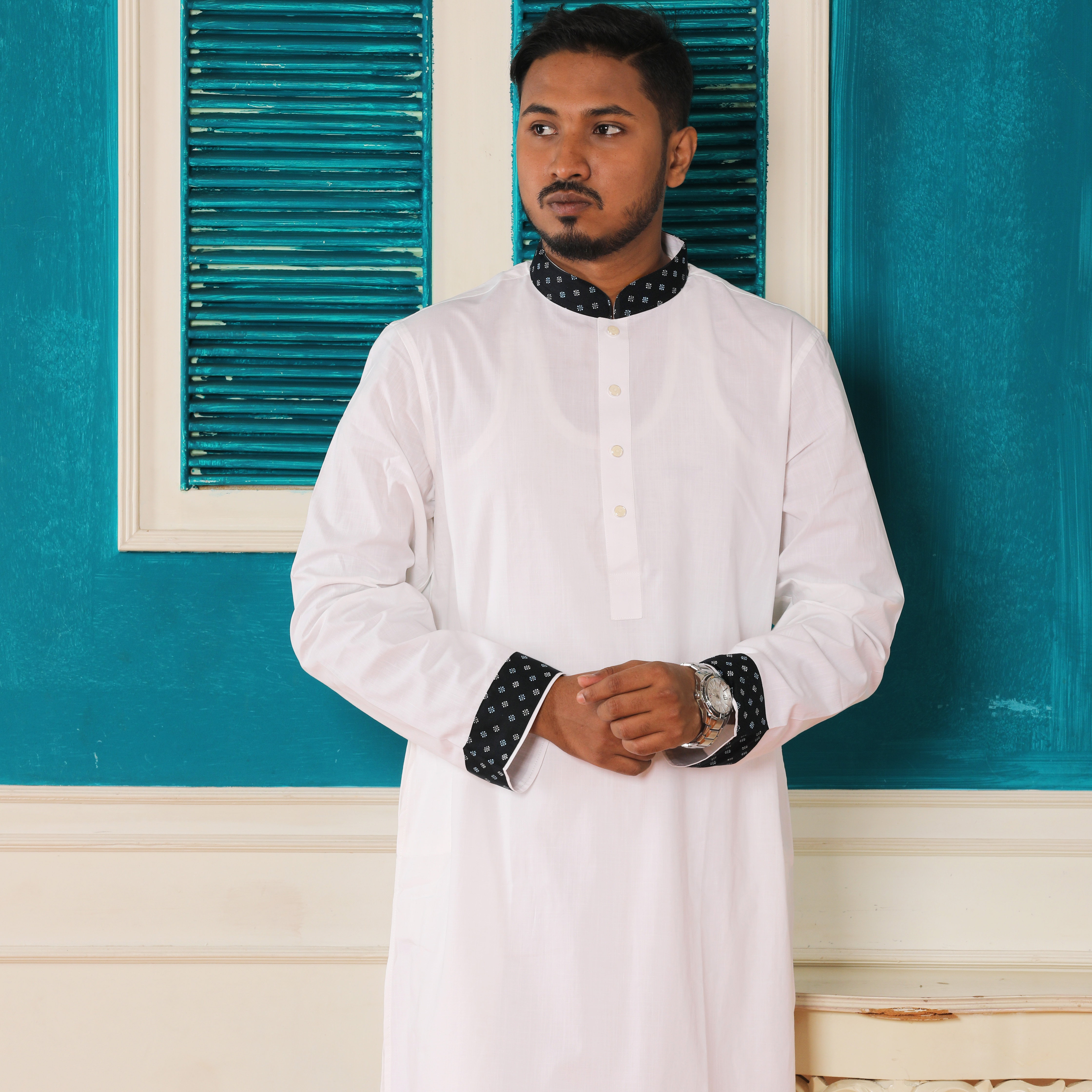 Mystic Night Textured Panjabi_img_3