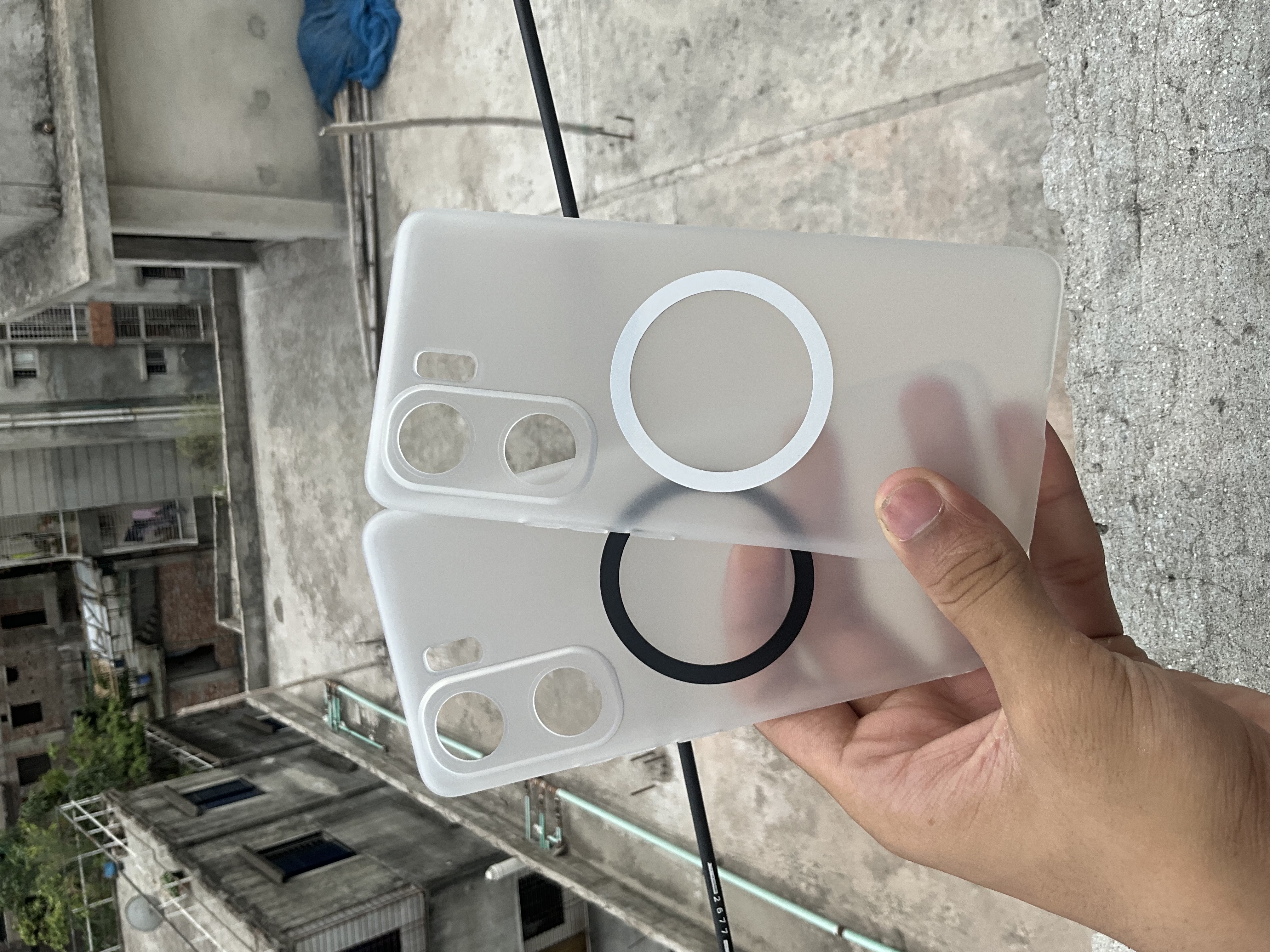 IQOO Neo9 Ultra-thin transparent silicon frosted soft case_img_0