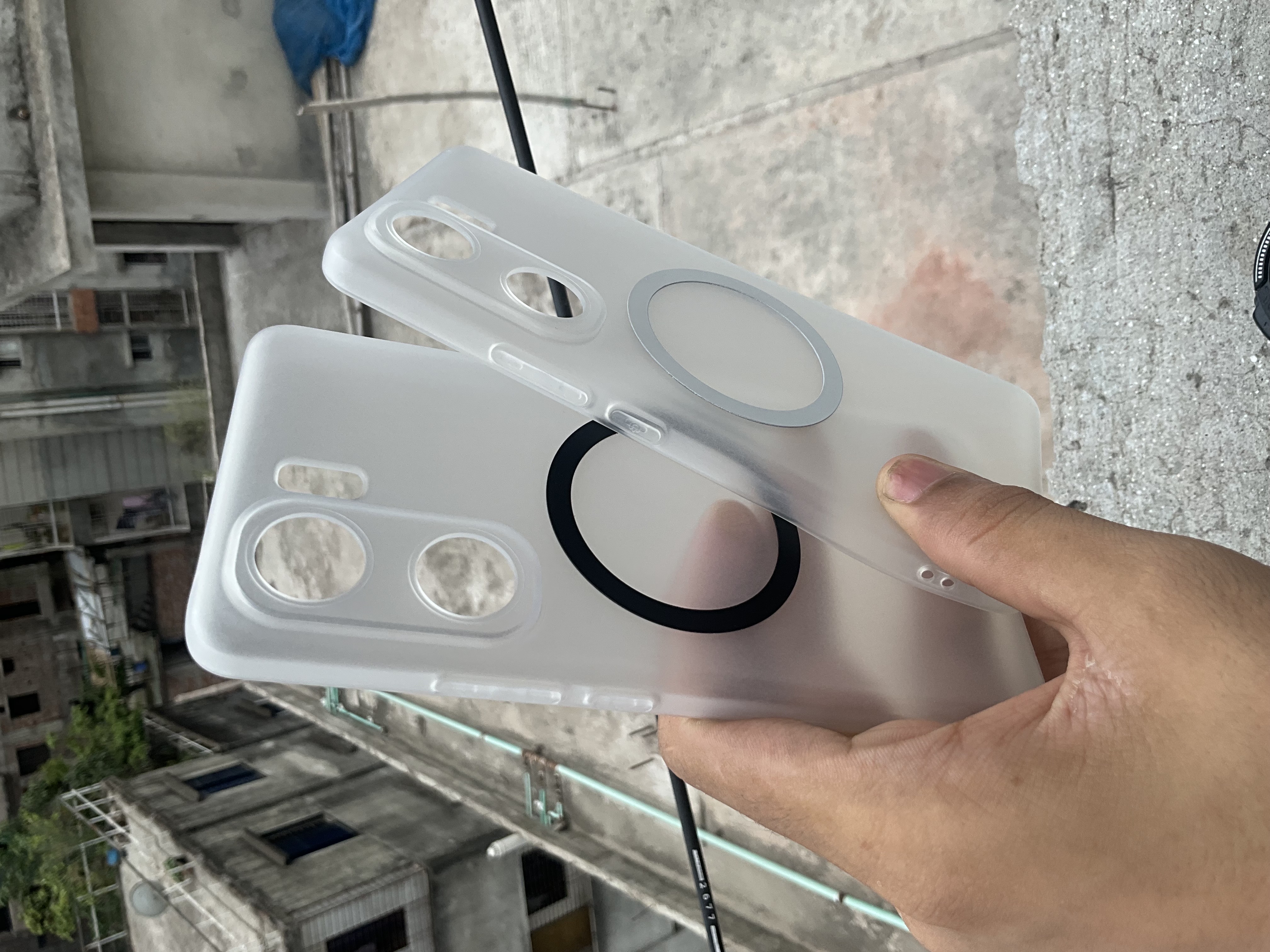 IQOO Neo9 Ultra-thin transparent silicon frosted soft case_img_1