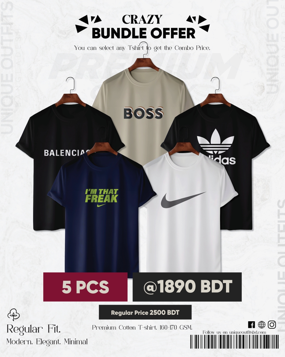 BR58 Premium Brand T-shirt