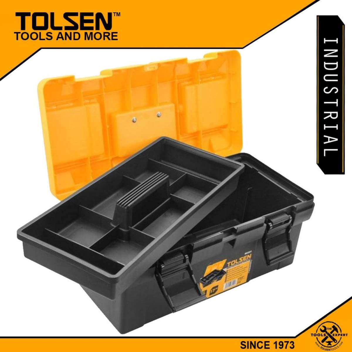 Tolsen Tool Box 17" (420x230x190mm) Model: 80201