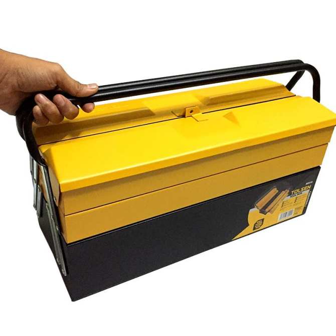 TOLSEN 80212 3 Layer Heavy Duty Steel Tool Box (495x200x290mm) Model: 80212_img_2
