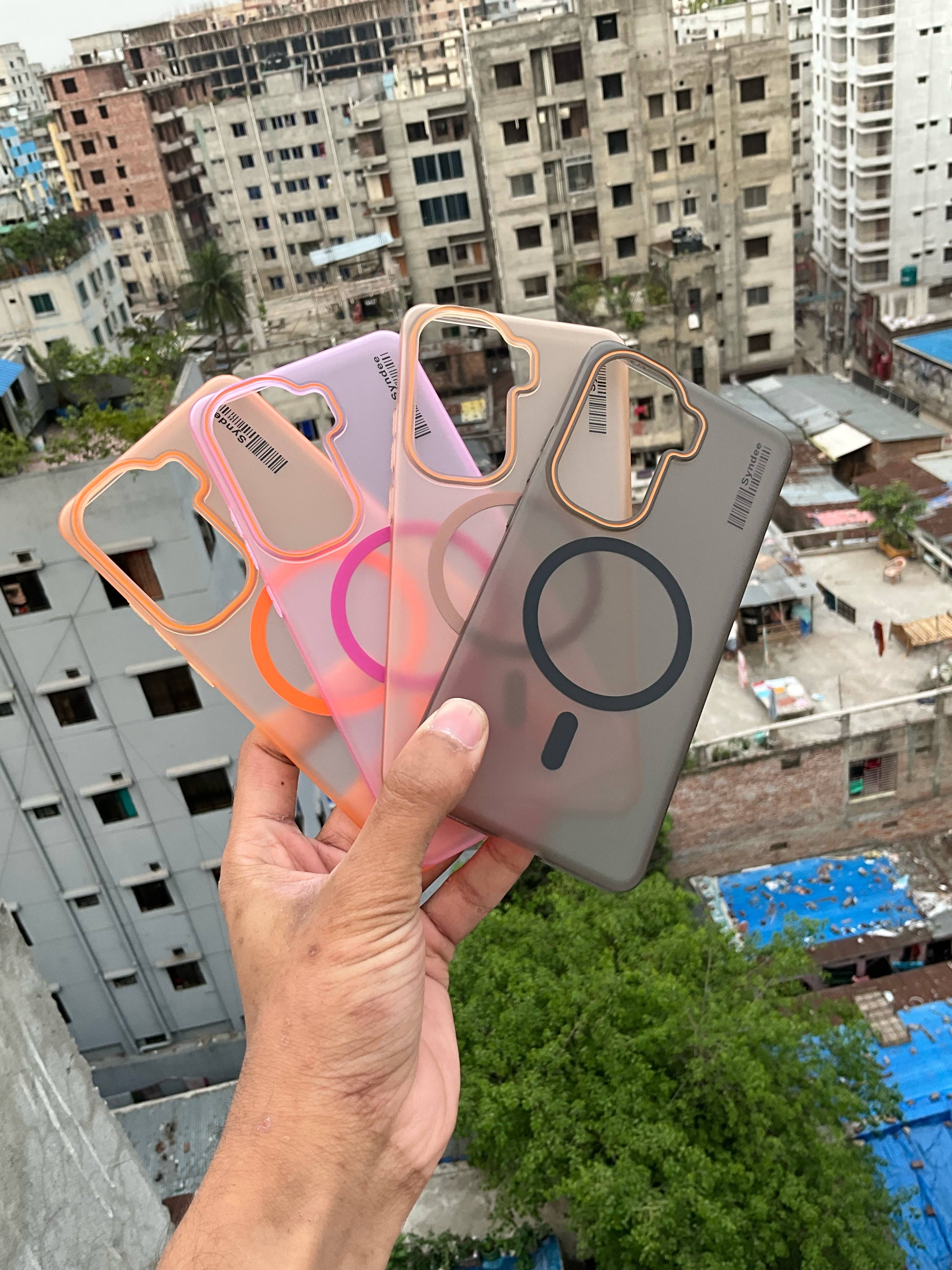 IQOO Neo10/Neo10pro magnetic ring frosted anti-fall semi transparent hard cover_img_0