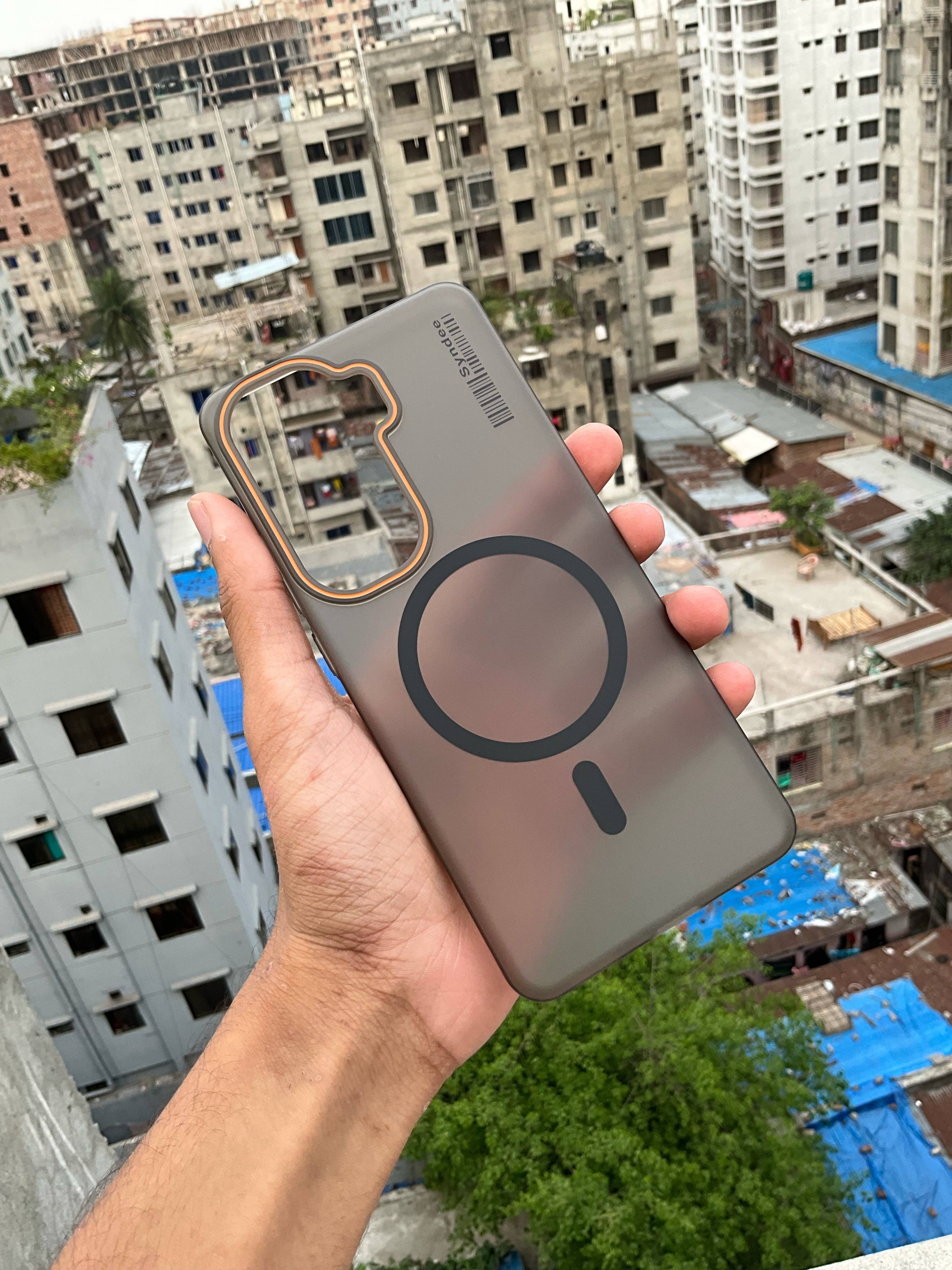 IQOO Neo10/Neo10pro magnetic ring frosted anti-fall semi transparent hard cover_img_4