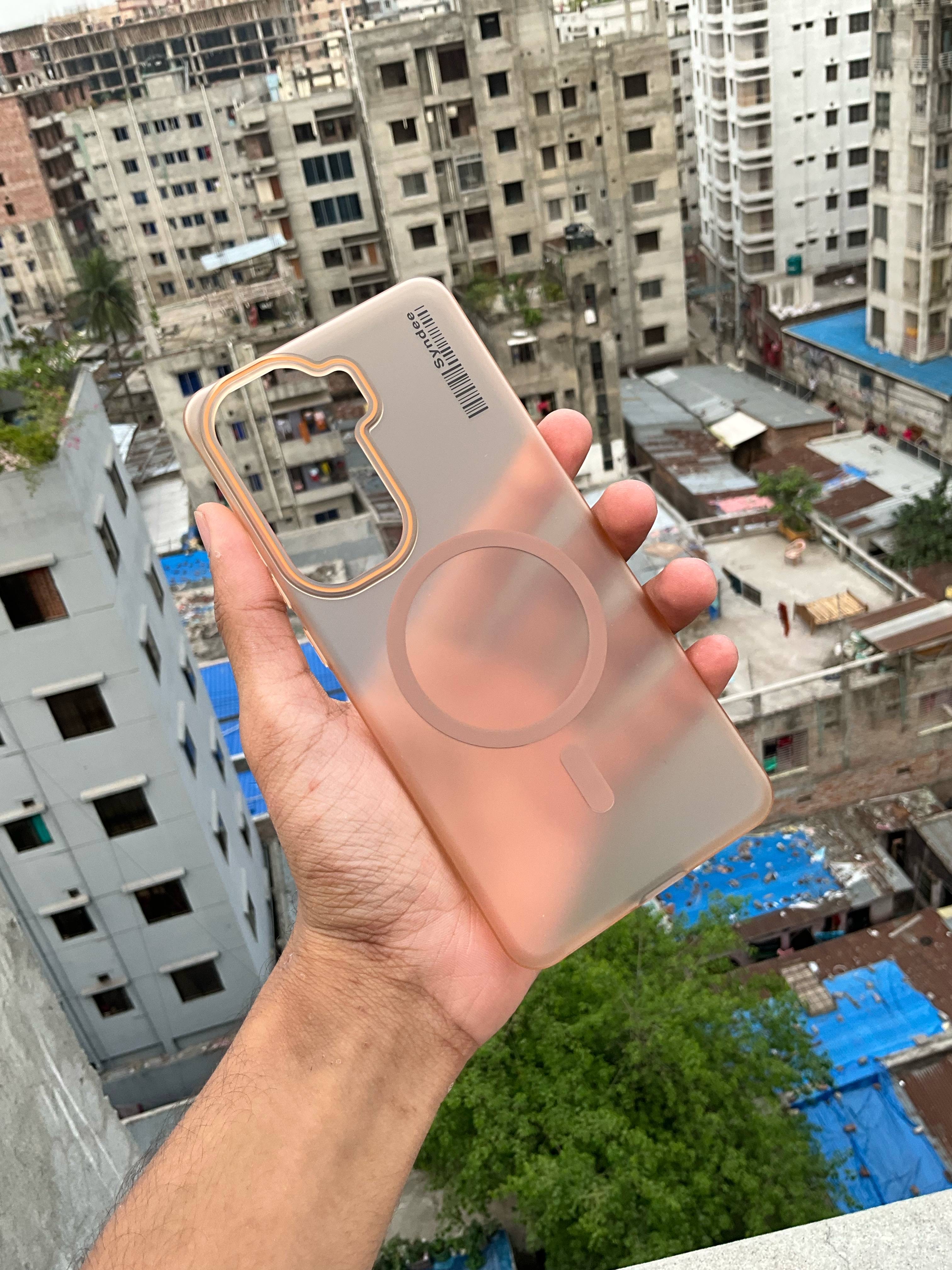 IQOO Neo10/Neo10pro magnetic ring frosted anti-fall semi transparent hard cover_img_3