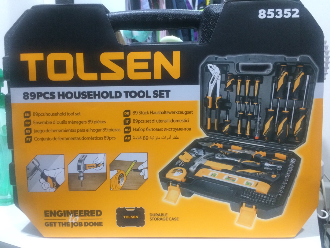 TOLSEN 85352 89 Pcs Professional Household Tool Set | Comprehensive DIY & Repair Kit | Model: 85352_img_2