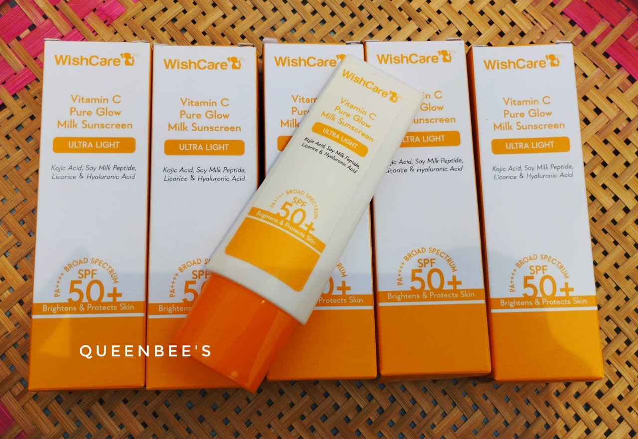 Wishcare Vitamin C Pure Glow Milk Sunscreen(50ml)