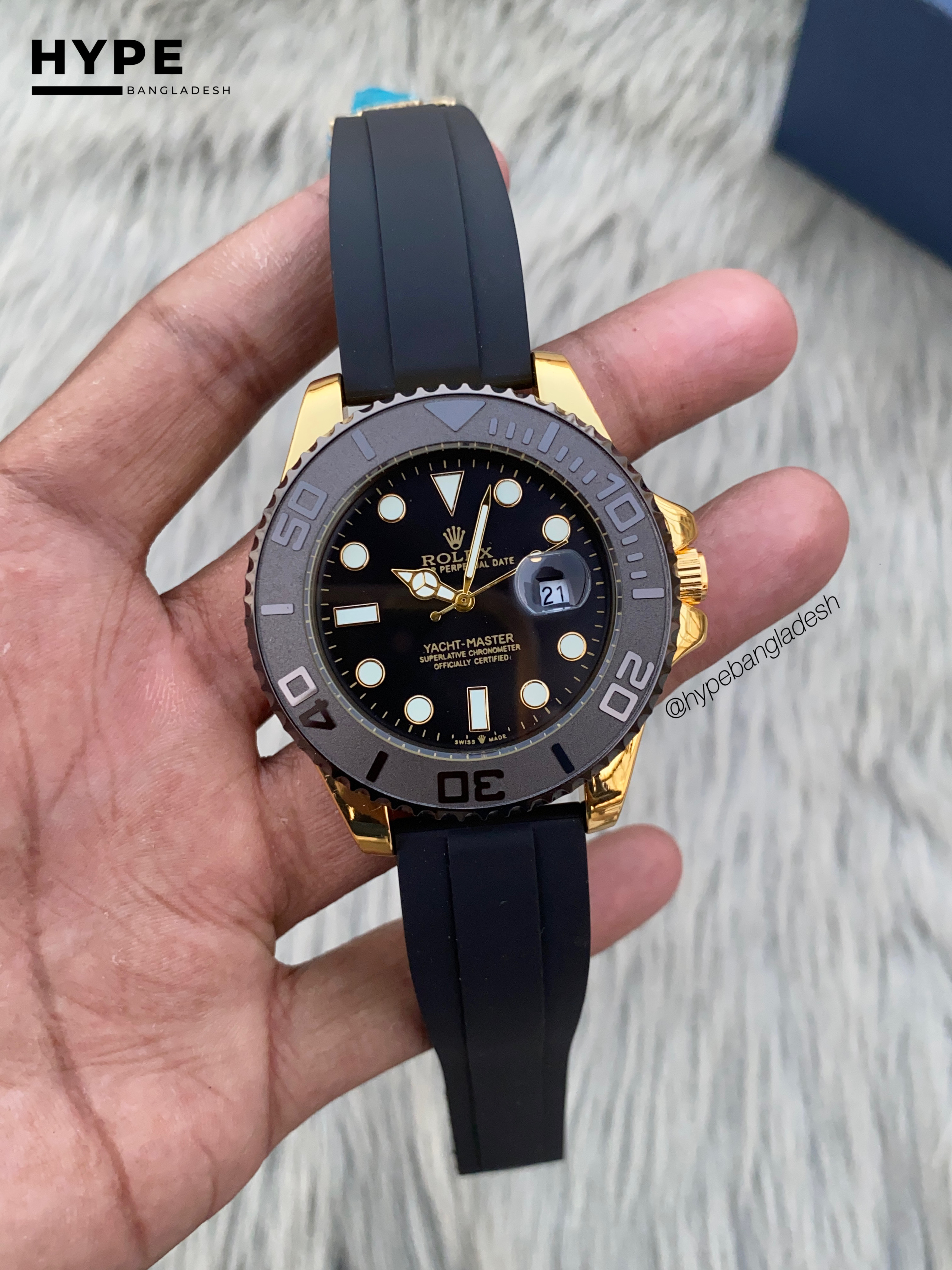 R0LEX Yacht Master in silicone strap._img_1