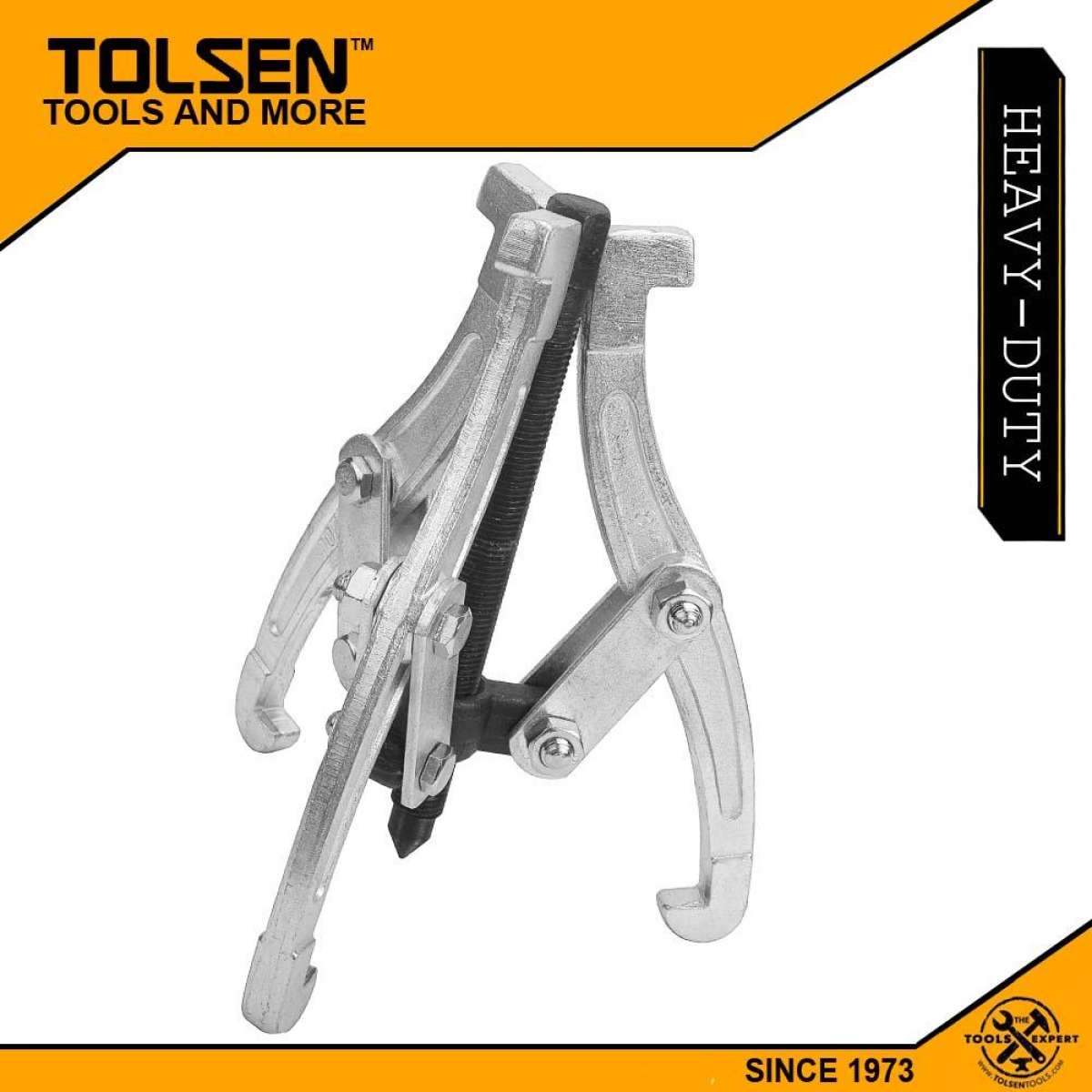 Tolsen 4" 3-Jaw Gear Puller 100mm Adjustable Extractor Puller Model: 65011