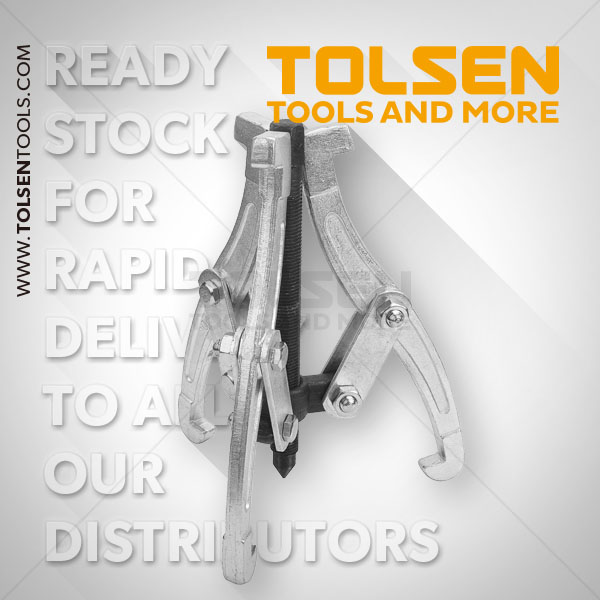 Tolsen 4" 3-Jaw Gear Puller 100mm Adjustable Extractor Puller Model: 65011_img_1