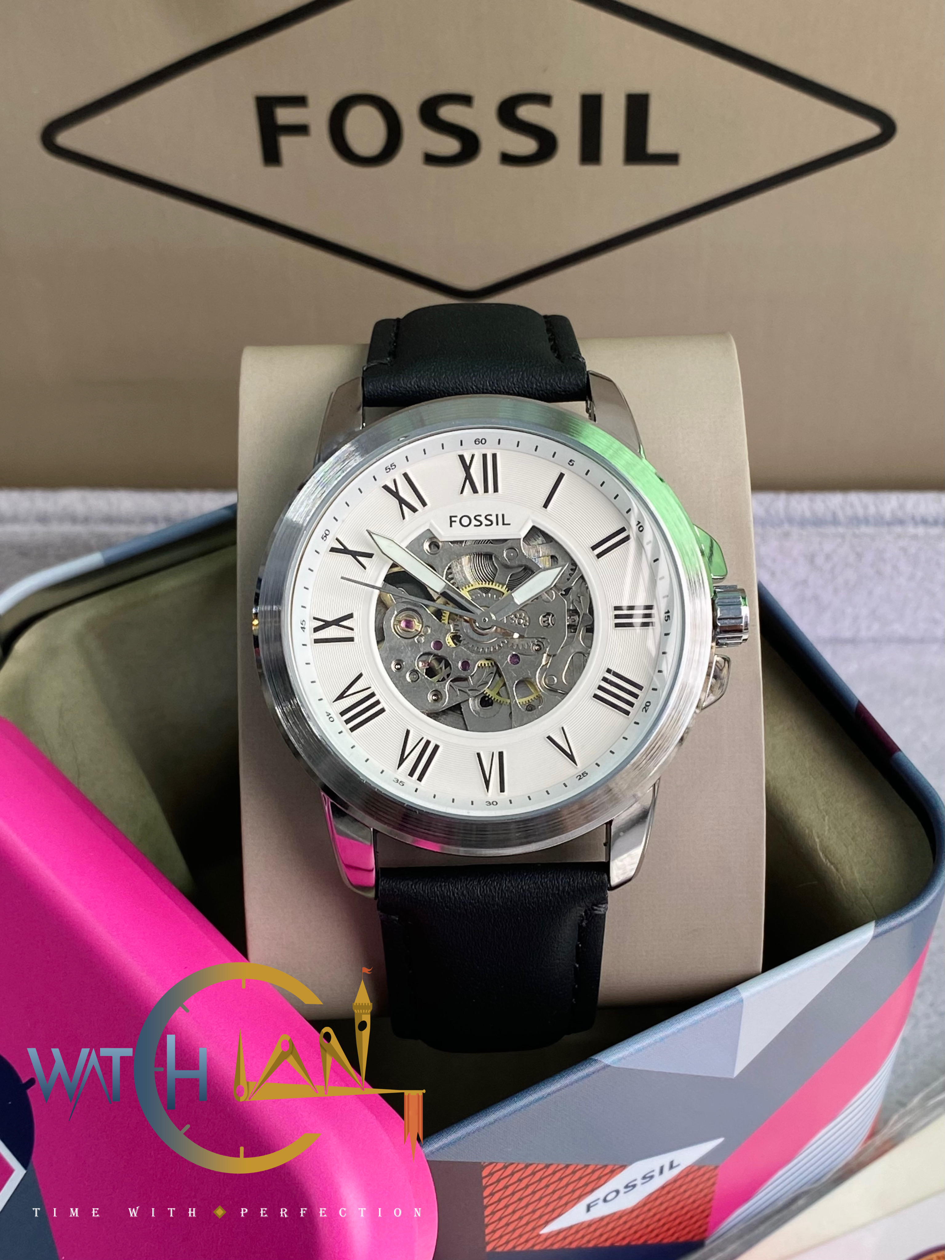 Fossil Grant Automatic Stainless Steel Watch (With Offcial Box and Bag)._img_1