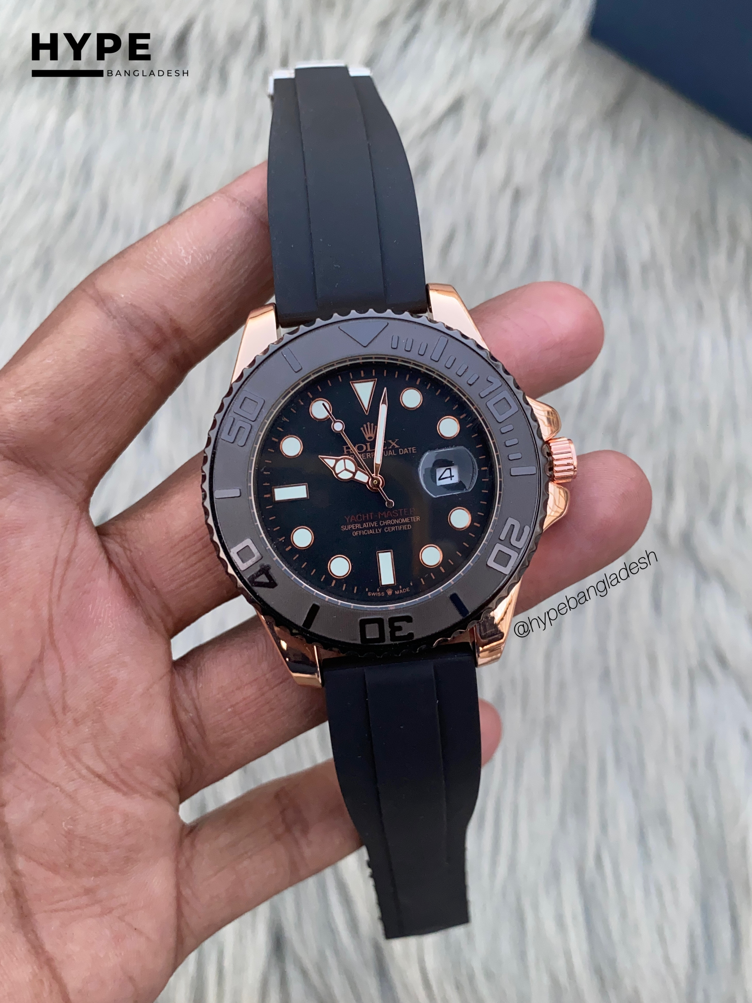 R0LEX Yacht Master in silicone strap._img_0