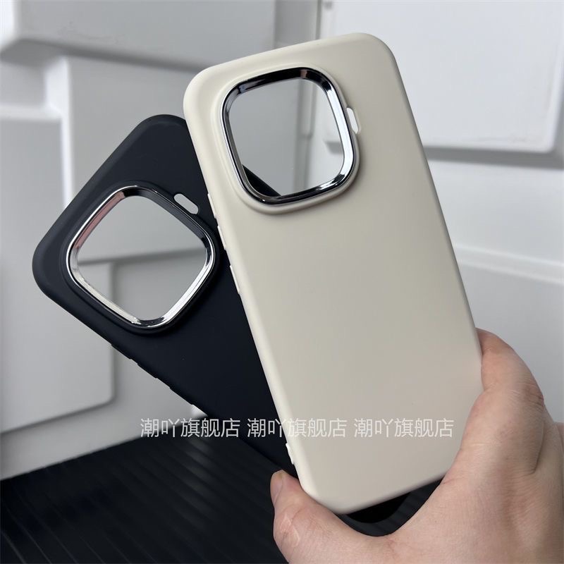 iQOO Z9Turbo silicone oval frosted large hole round edge anti-fall soft shell protective cover_img_0